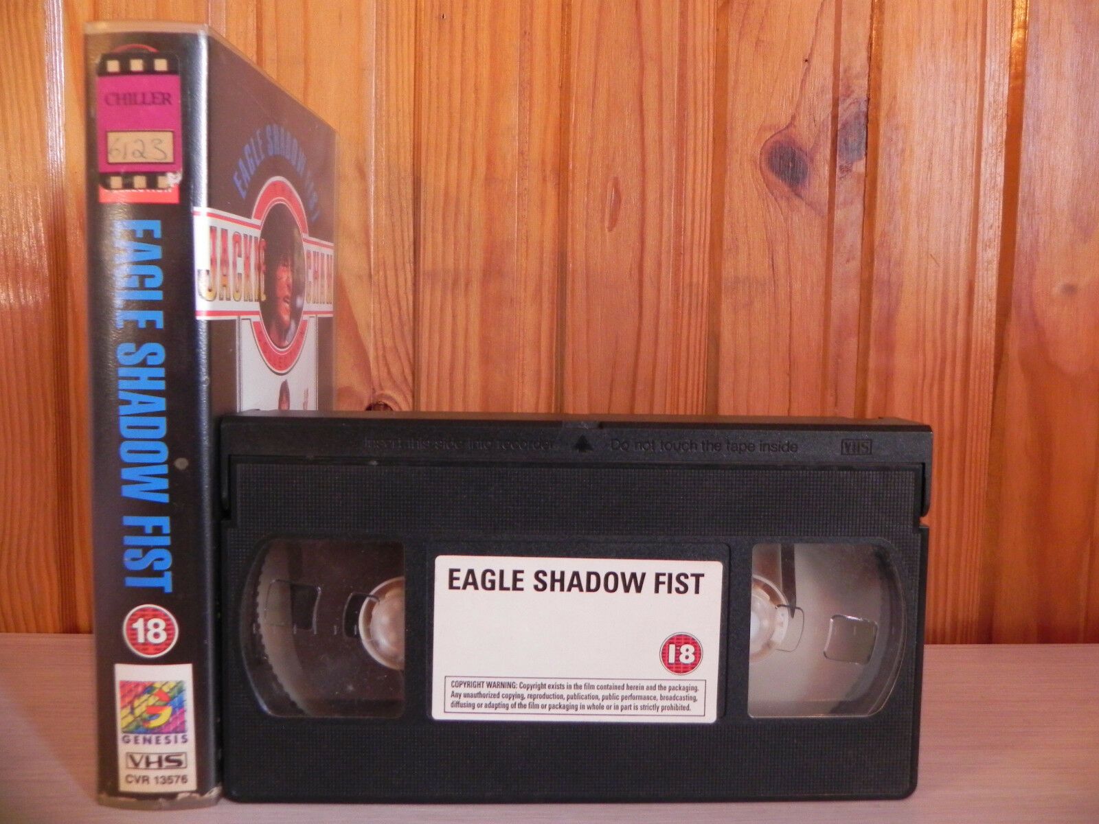Eagle Shadow Fist - Jackie Chan - Kung-Fu - Genesis - CVR13576 VHS - Pal Video-