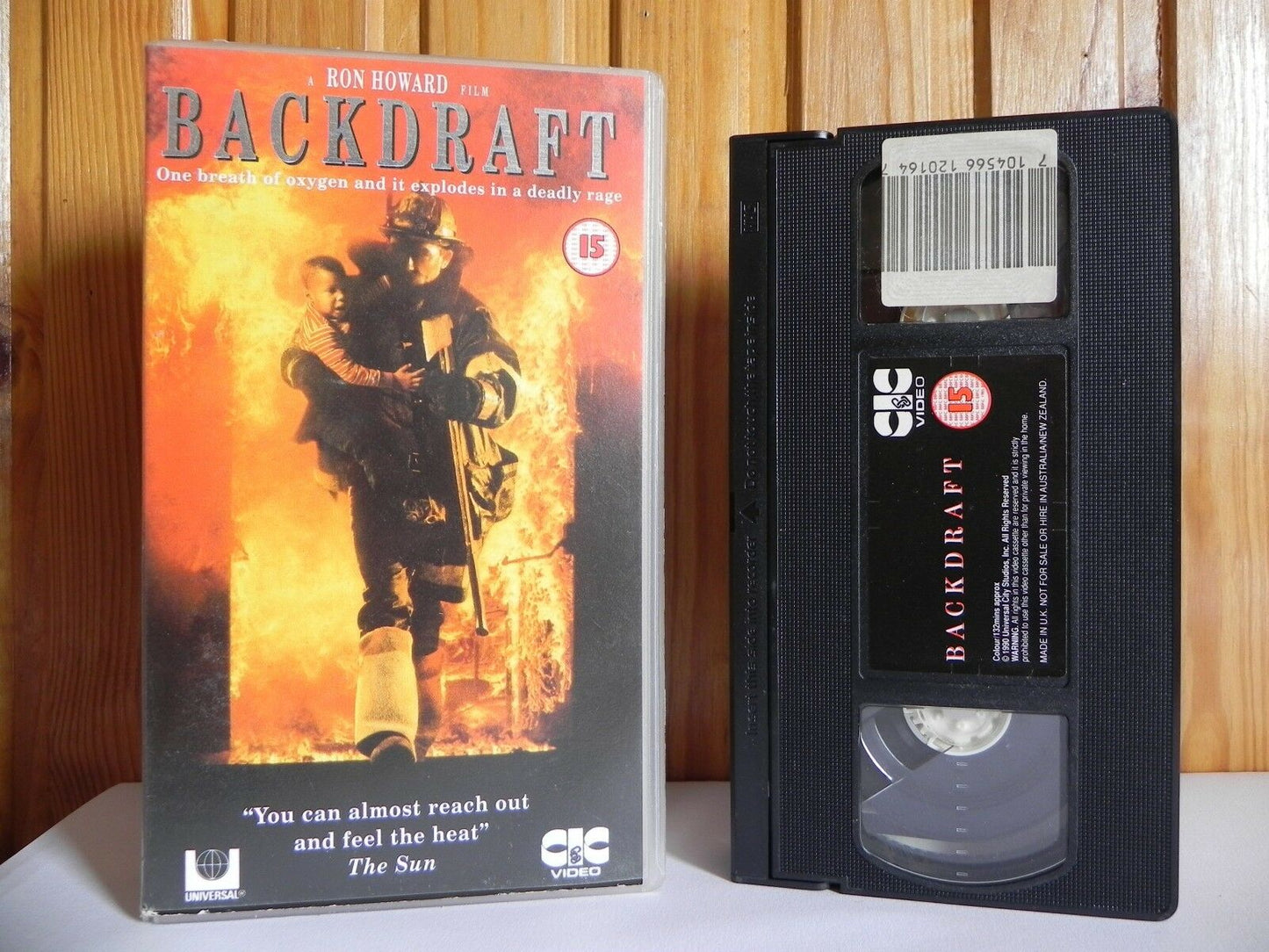 Blackdraft; [Ron Howard] - Disaster Drama - Kurt Russell / Robert De Niro - VHS-