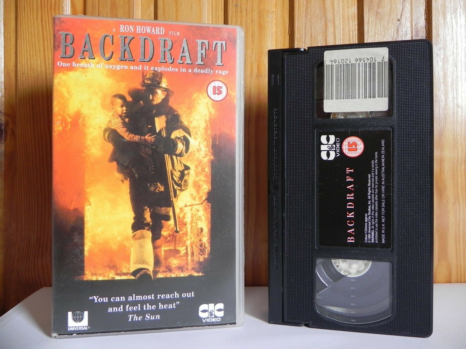 Blackdraft; [Ron Howard] - Disaster Drama - Kurt Russell / Robert De Niro - VHS-
