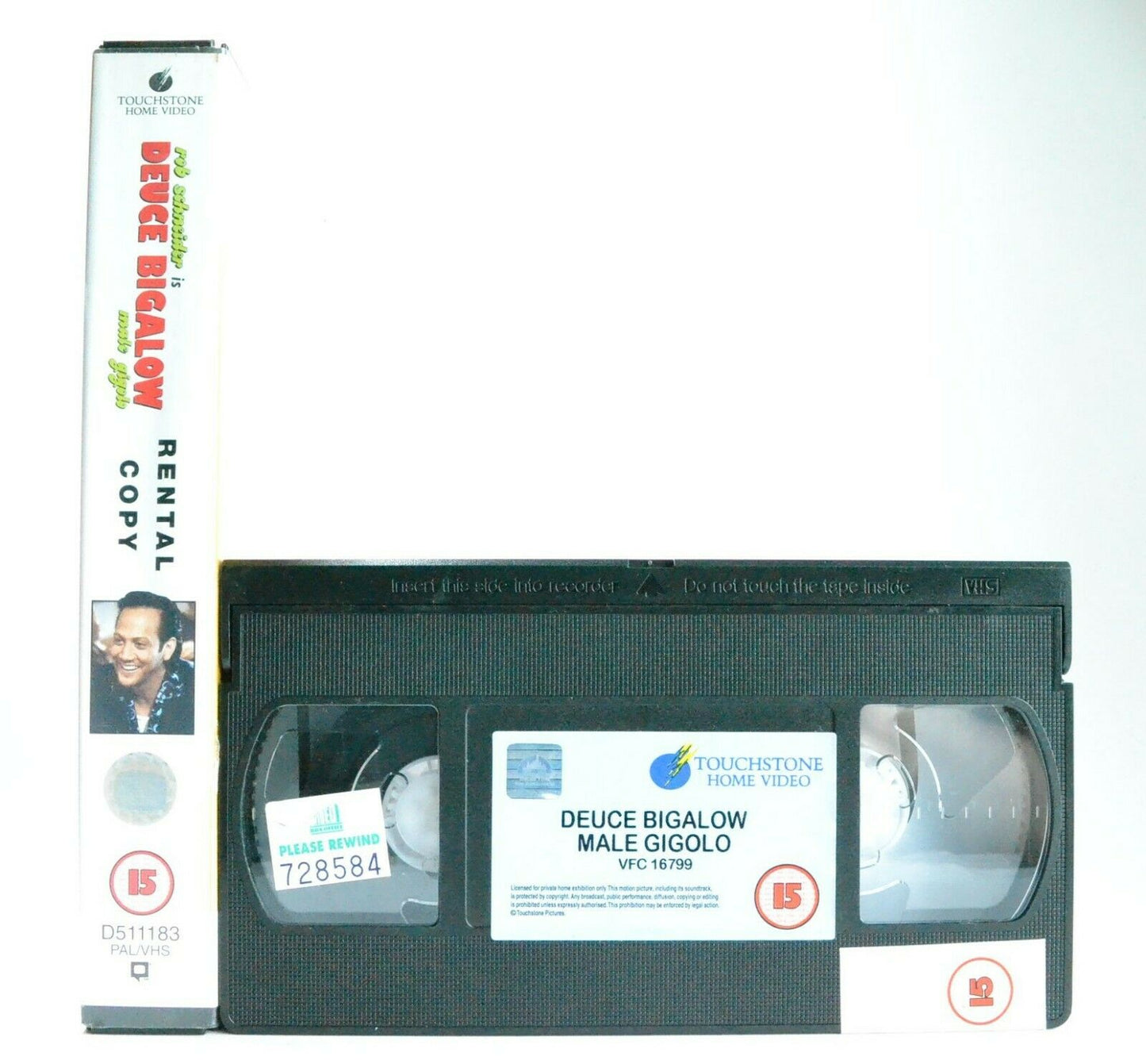 Deuce Bigalow: Male Gigolo - Screwball Comedy (1999) - Large Box Ex-Rental - VHS-