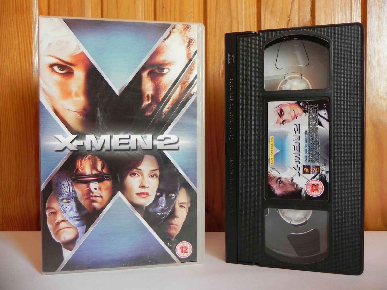 X-Men 2 - 20th Century Fox - Action - Patrick Stewart - Hugh Jackman - Pal VHS-