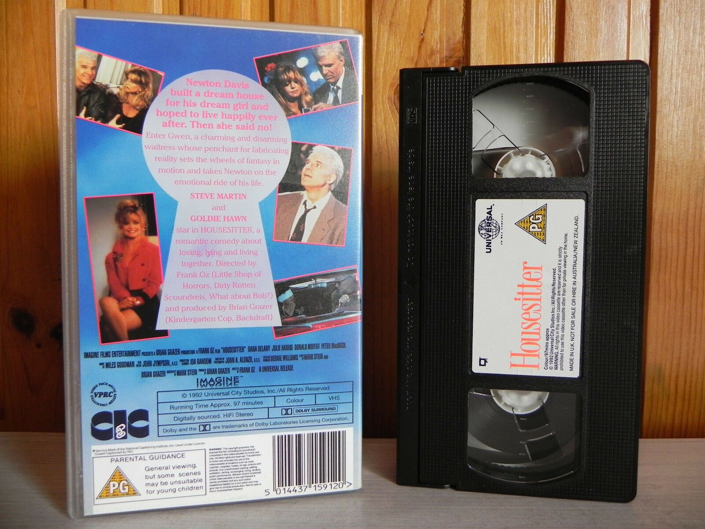 Housesitter - Universal - Romantic Comedy - Steve Martin - Goldie Hawn - Pal VHS-
