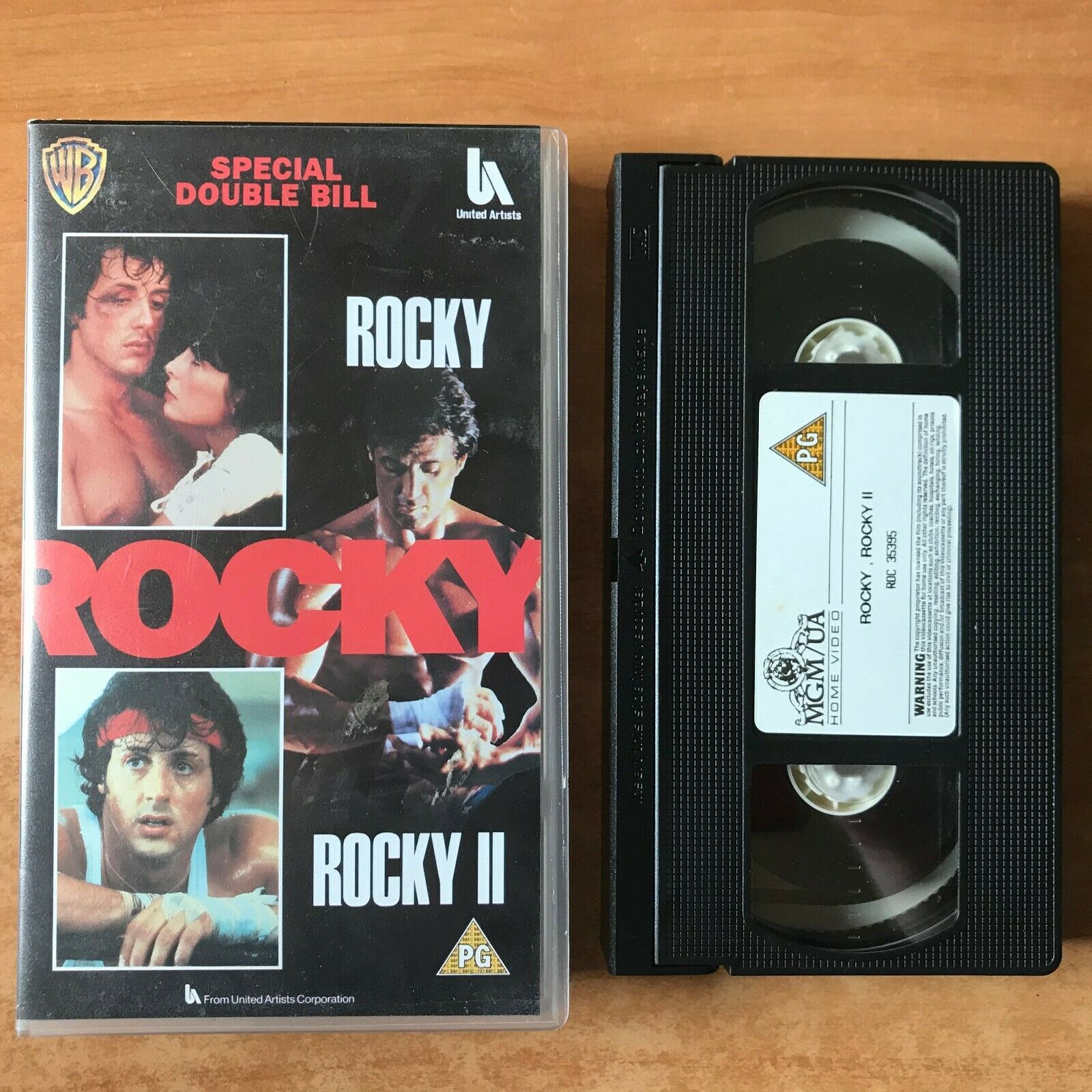 Rocky / Rocky 2; [Special Double Bill]: Sport Drama - Sylvester Stallone - VHS-