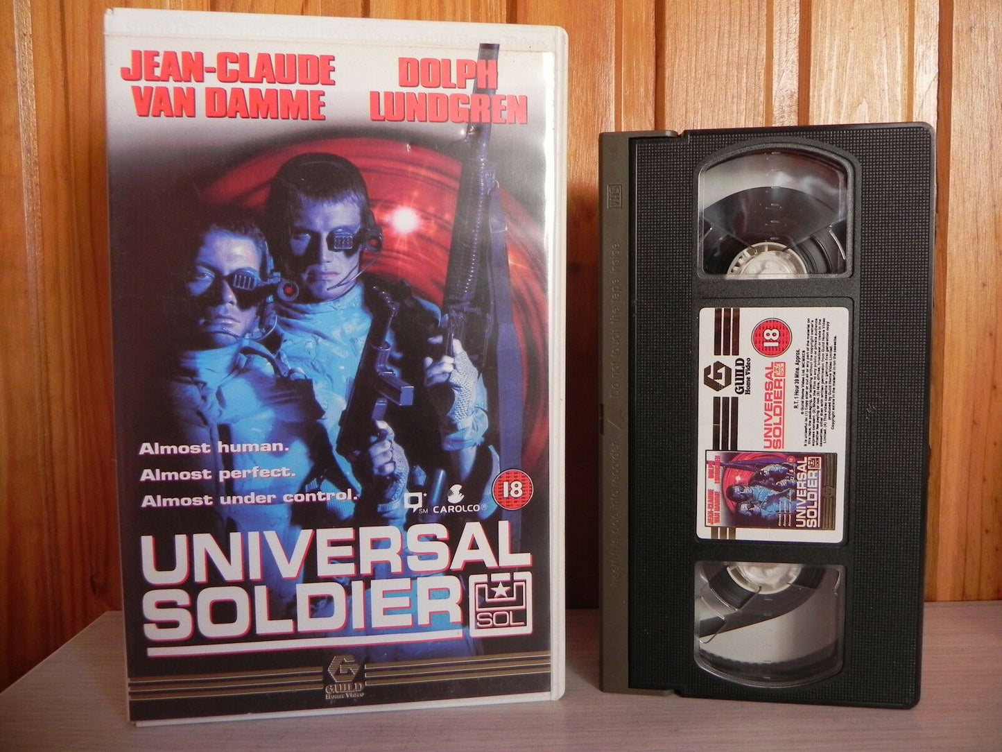 Universal Soldier - Bio-Punk - Sci-Fi - Action - Van Damme - Lundgren - Pal VHS-