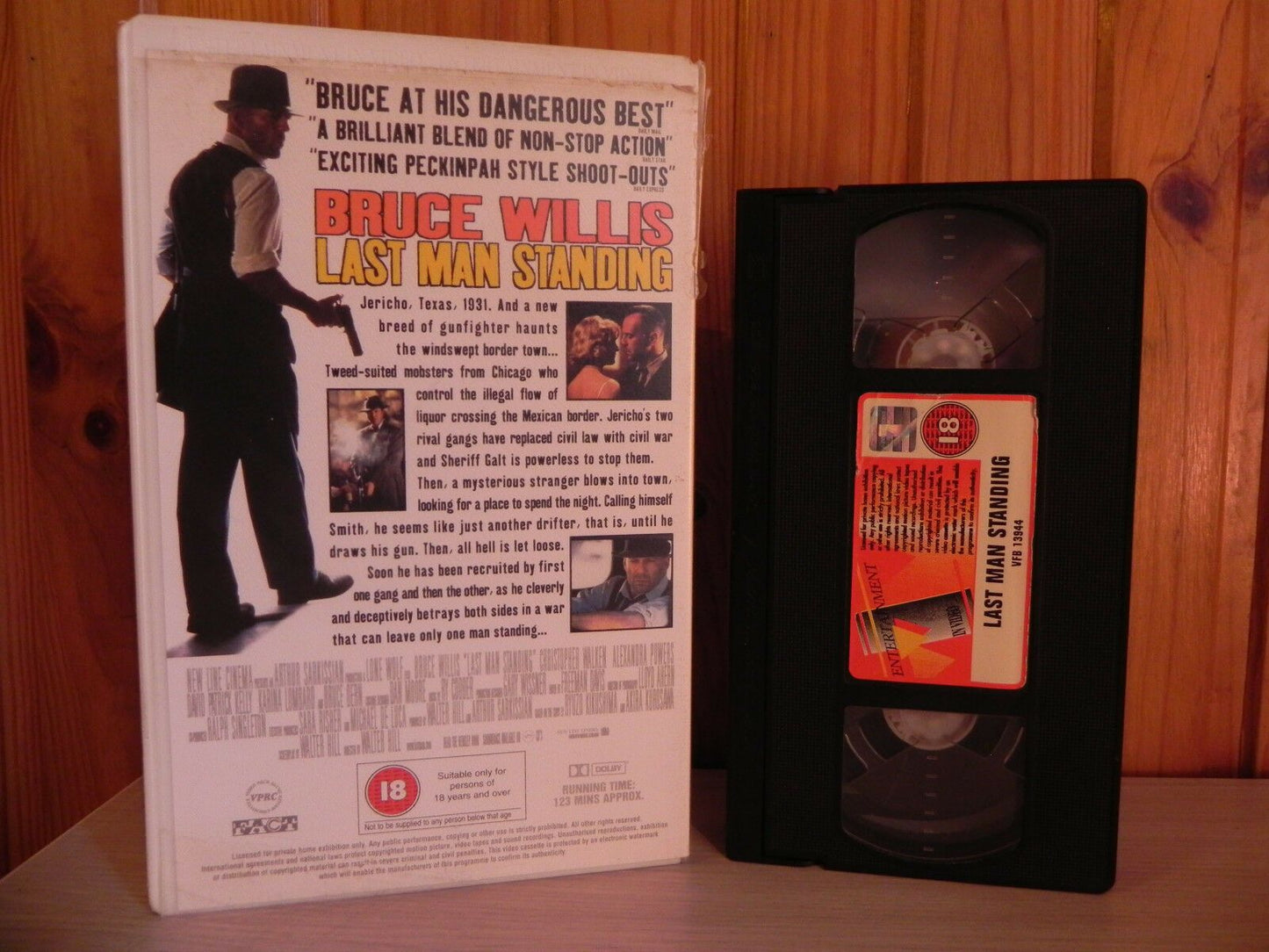 Last Man Standing: Bruce Willis - (1996) Gangster Action - Large Box - Pal VHS-