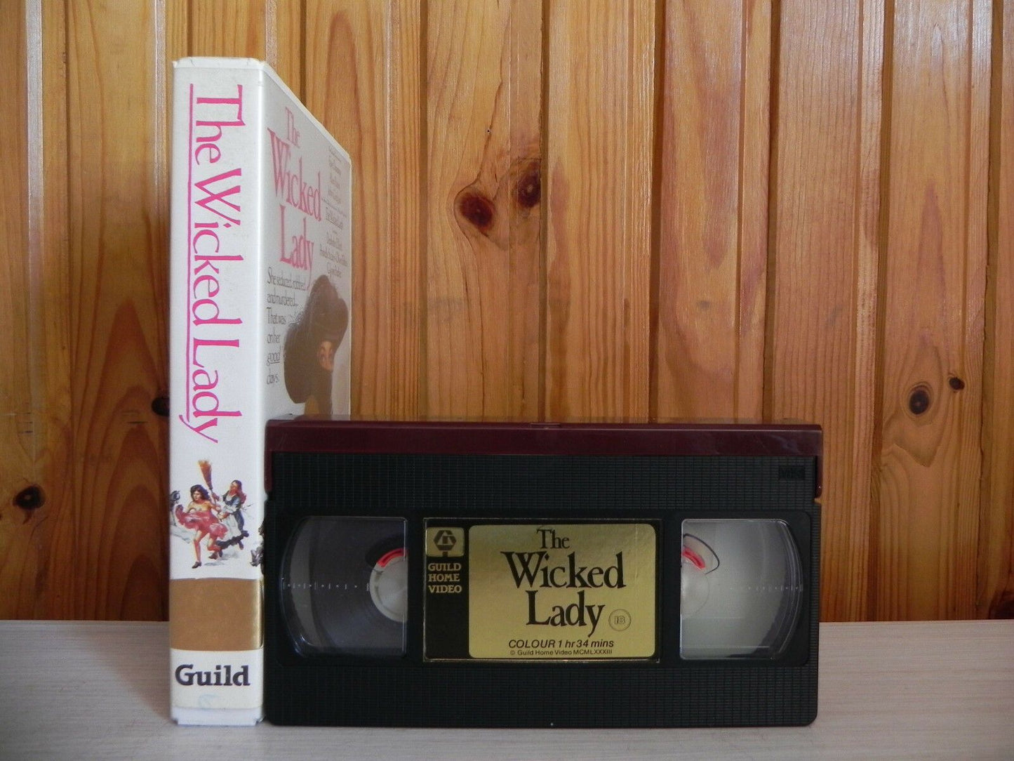 The Wicked Lady - Faye Dunaway - Guild - Large Box - Drama - Pre-Cert - Pal VHS-