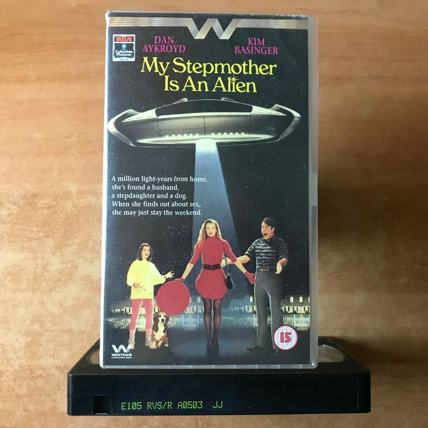 My Stepmother Is An Alien: Dan Aykroyd & Kim Basinger - Sci-Fi Comedy - Pal VHS-