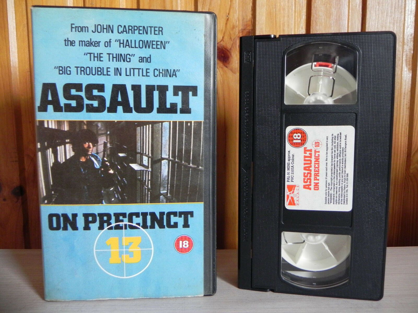 Assault On Precinct 13 - Palace - Cert (18) - Film By John Carpenter - Pal VHS-