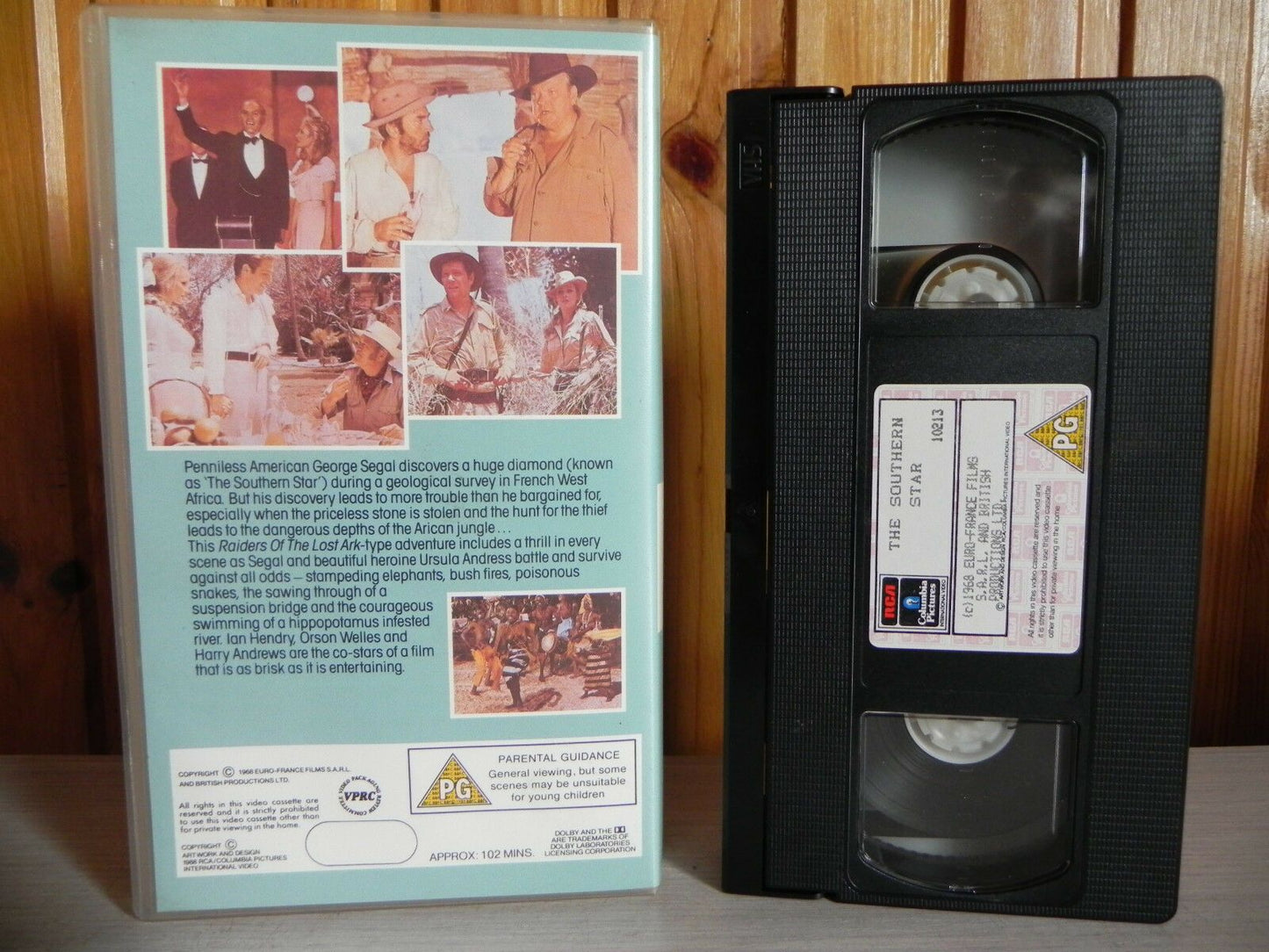 The Southern Star - Columbia Pictures - George Segal - Pal VHS-