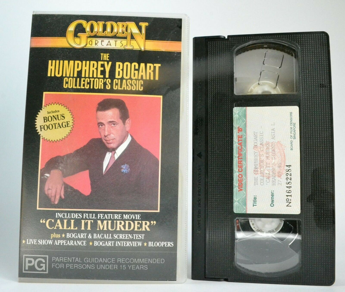 Call It Murder [Humphrey Bogart Collector's Classic] Bloopers - Interview - VHS-