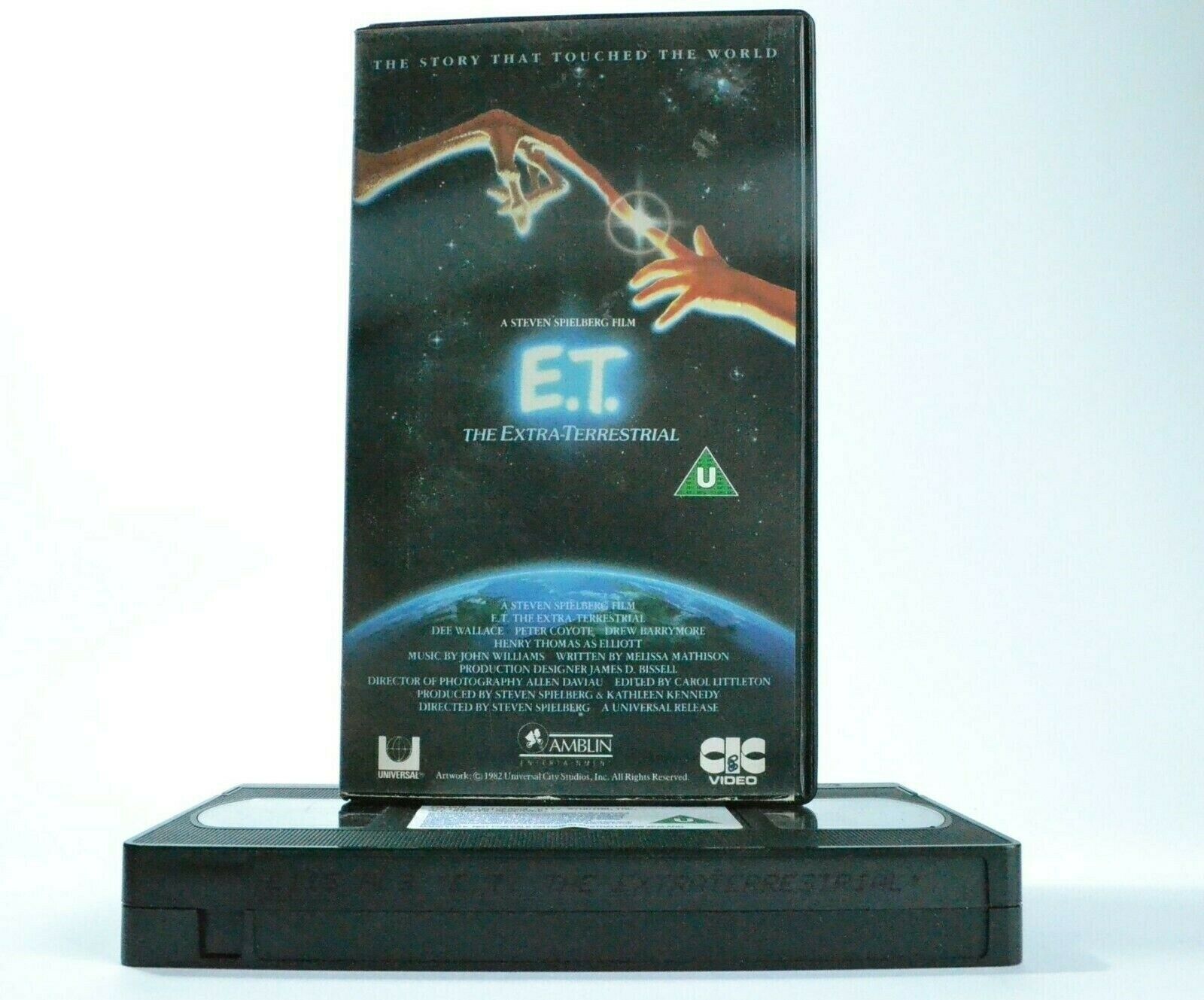 E.T.: The Extra-Terrestial (1982): Steven Spielberg - Sci-Fi - Children's - VHS-