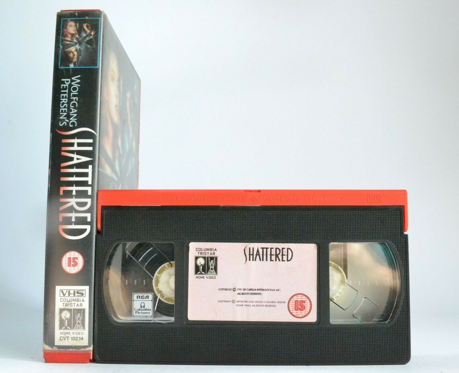 Shattered (1991); Wolfgang Petersen - Psychological Thriller - Bob Hoskins - VHS-