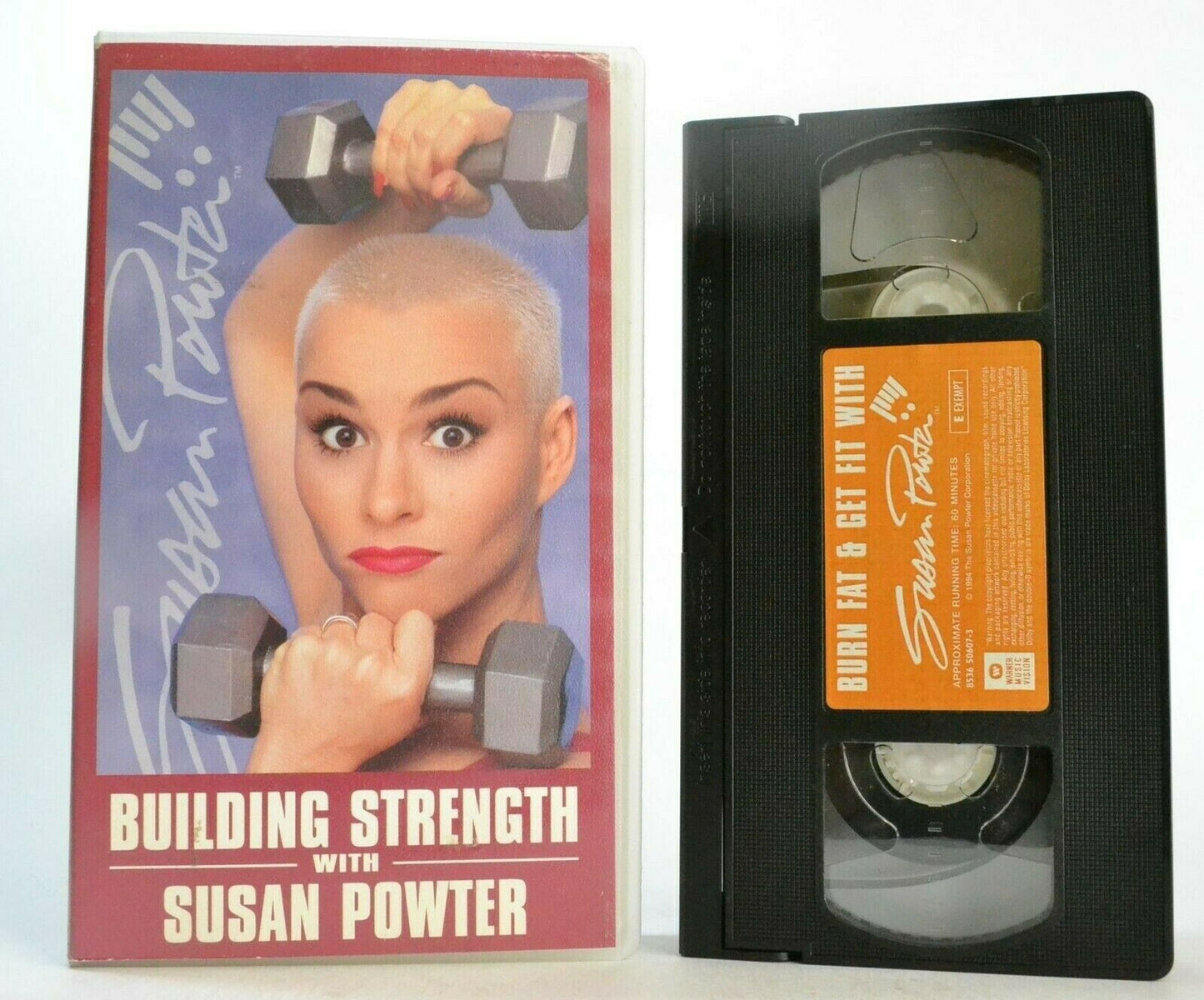 Building Strength: By Susan Powter - Exercises - Fitness - Body Workout - VHS-