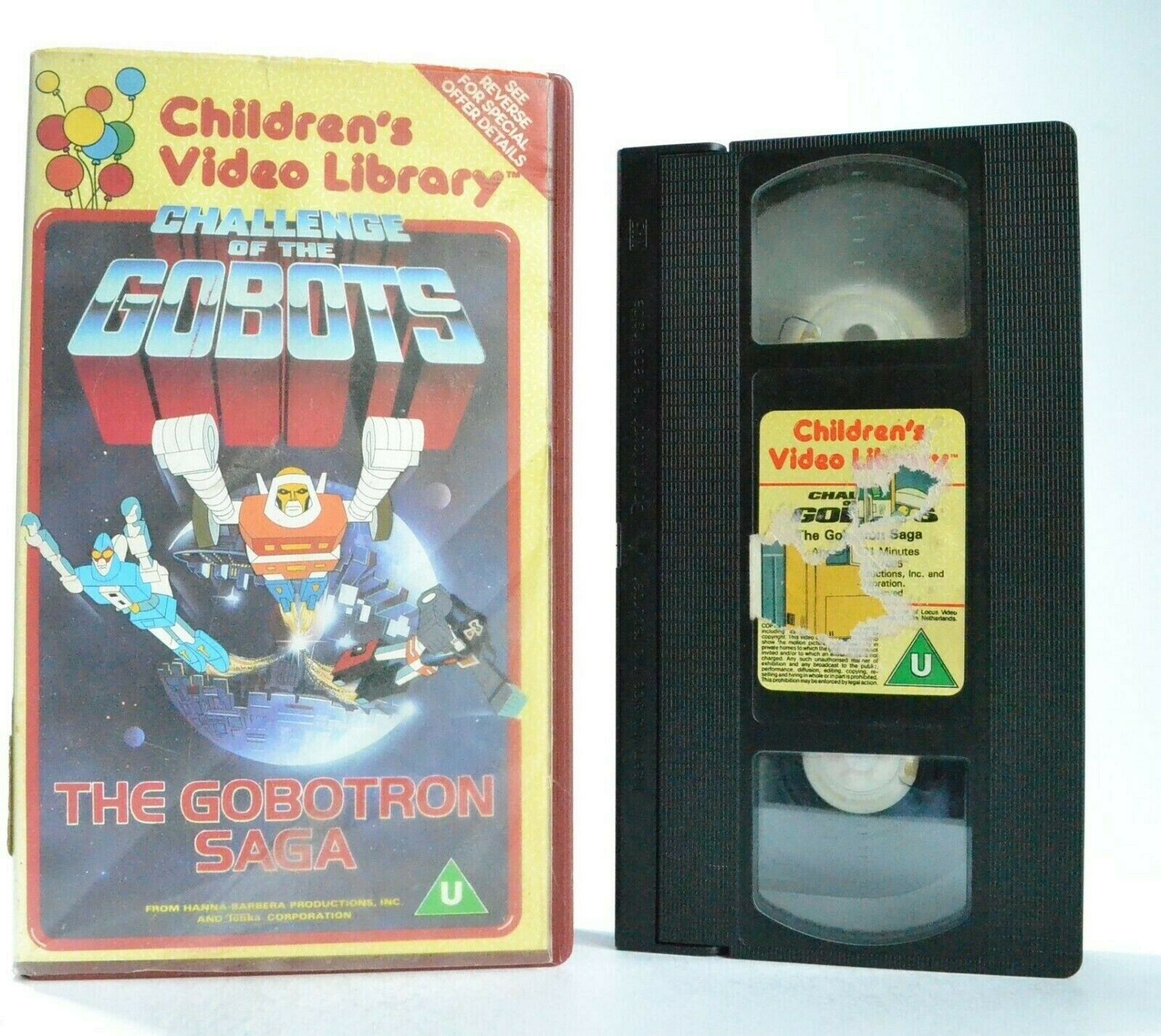 Challenge Of The Gobots: The Gobotron Saga - Action Adventures - Kids - Pal VHS-
