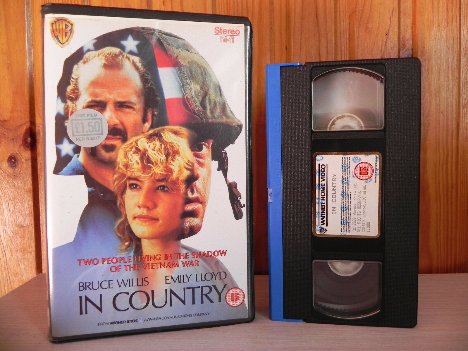 In Country Men (1990); Warner [Large Box] Rental - Vietnam War - Bruce Willis - Pal VHS-