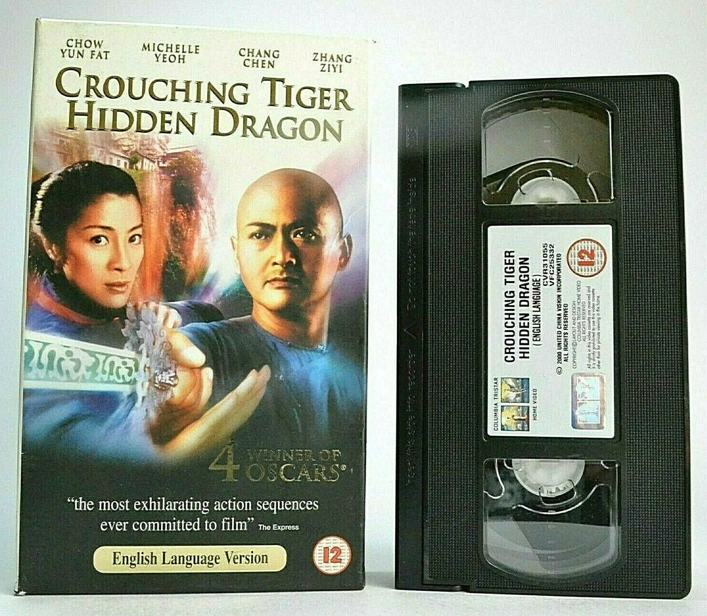 Crouching Tiger Hidden Dragon (English Version) - Martial Arts Classic - Pal VHS-