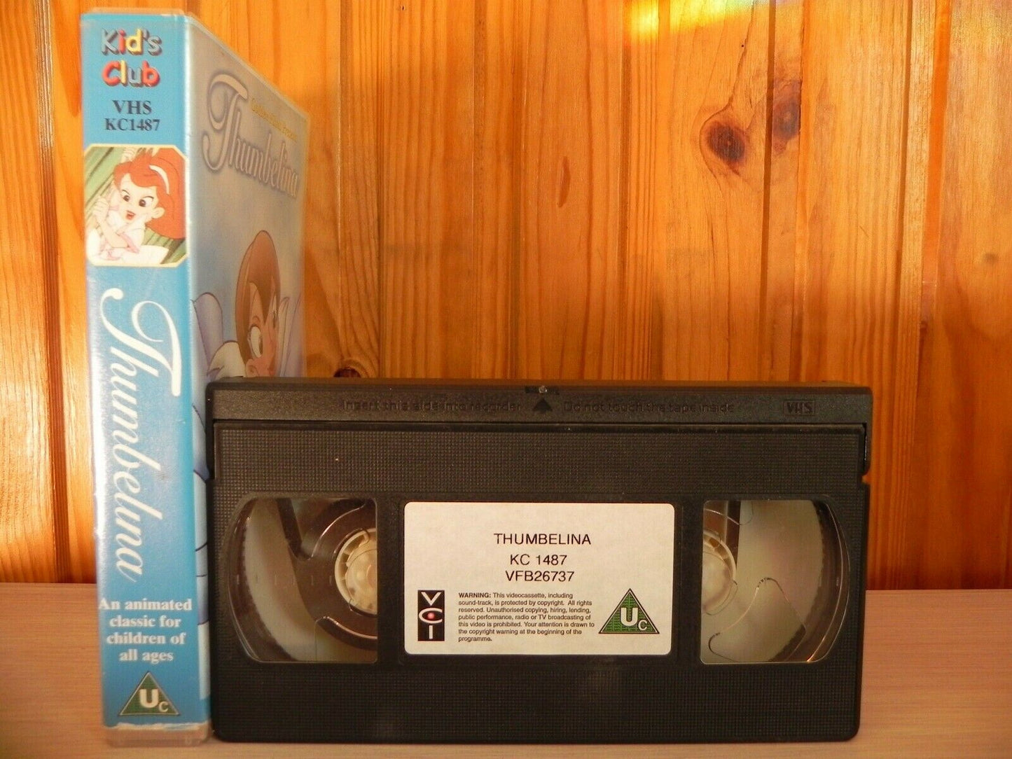 Thumbelina: (1835) Hans Christian Anderson - Tom Thumb Cartoon - Animation - VHS-