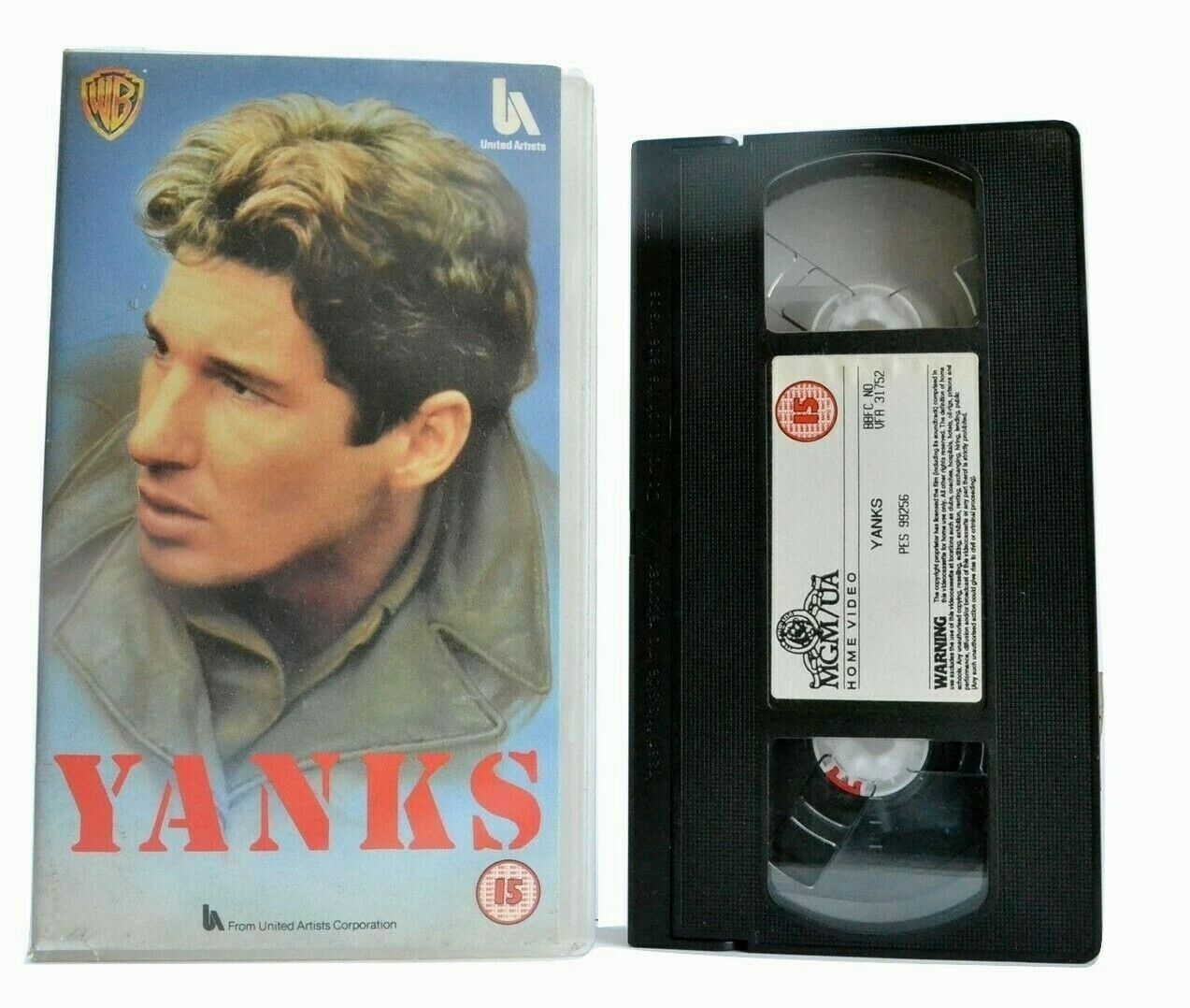 Yanks (1979) - Drama - Second World War - Northern England - Richard Gere - VHS-