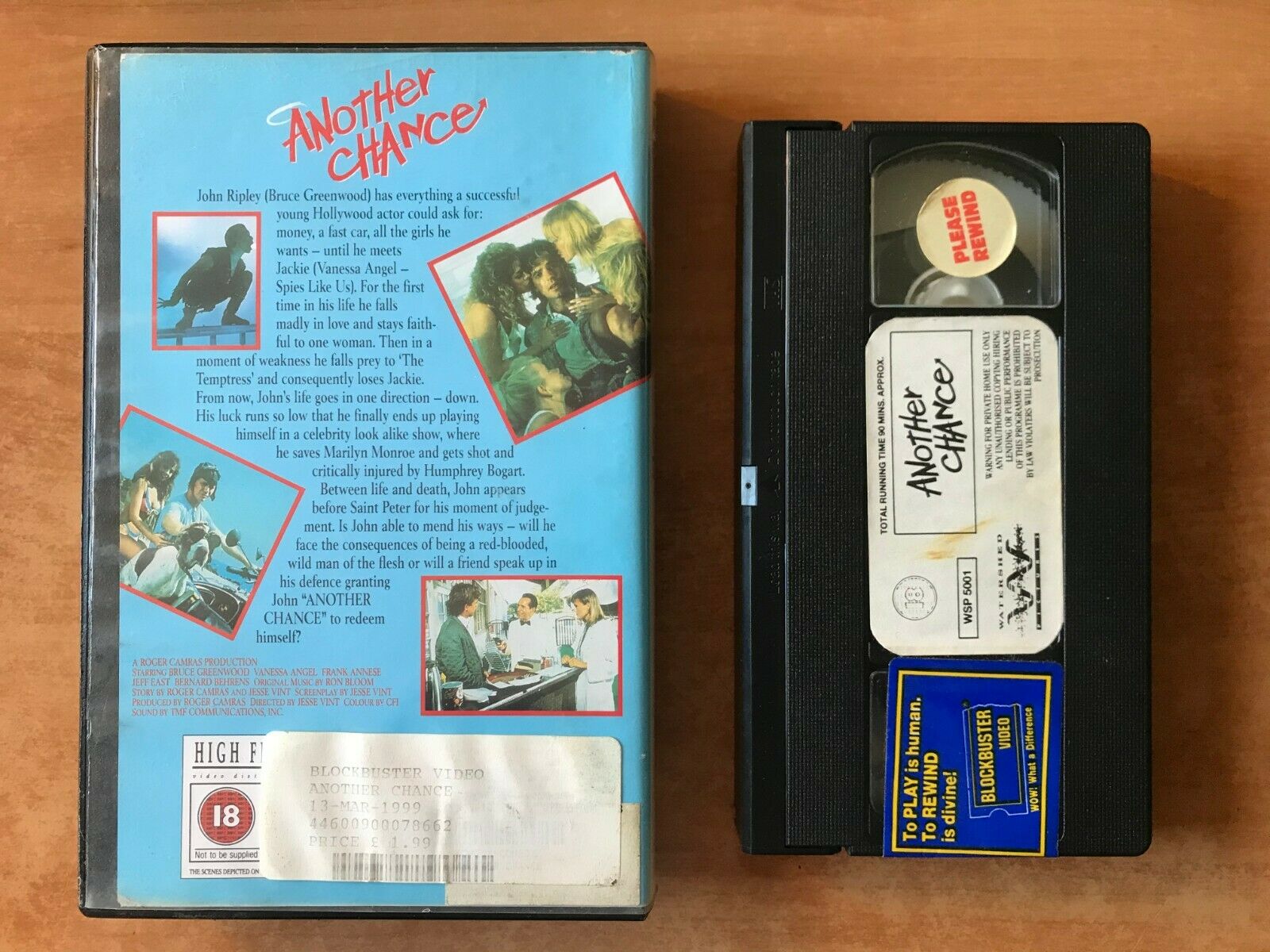Another Chance (1989): Comedy [Large Box] Rental - Vanessa Angel - High Fliers - - Pal VHS-