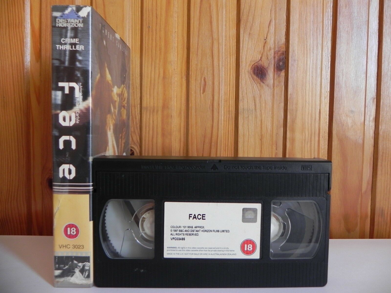 Face - CIC Video - Crime Thriller - Ray Winstone - Damon Albarn - Big Box - VHS-