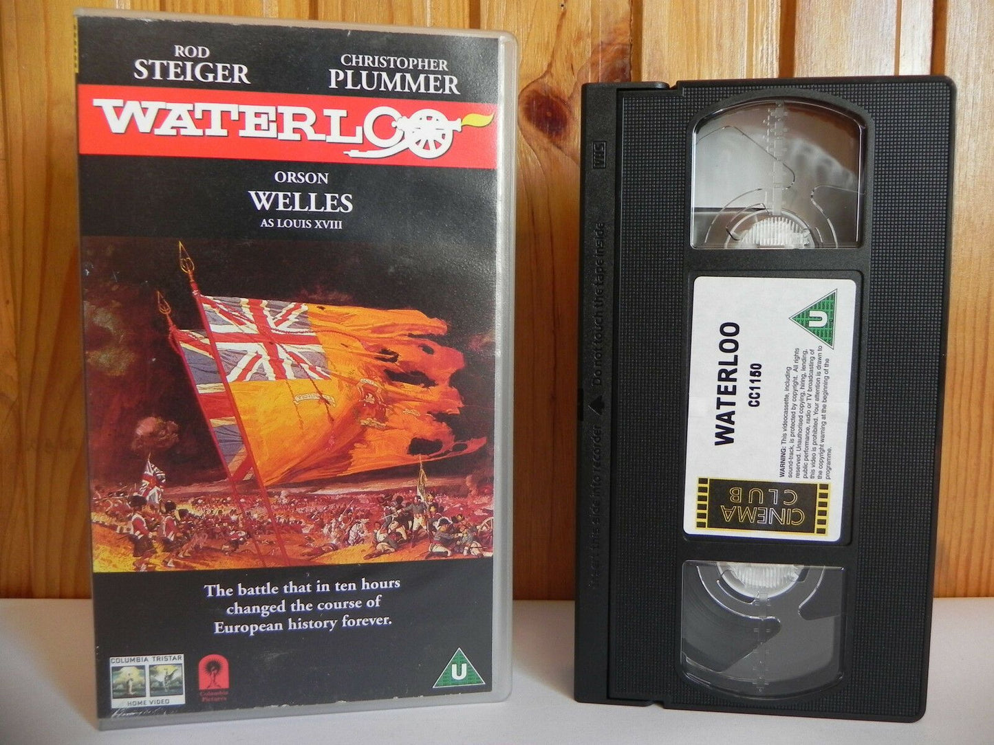 Waterloo - Columbia Tristar - Drama - Rod Steiger - Christopher Plummer - VHS-