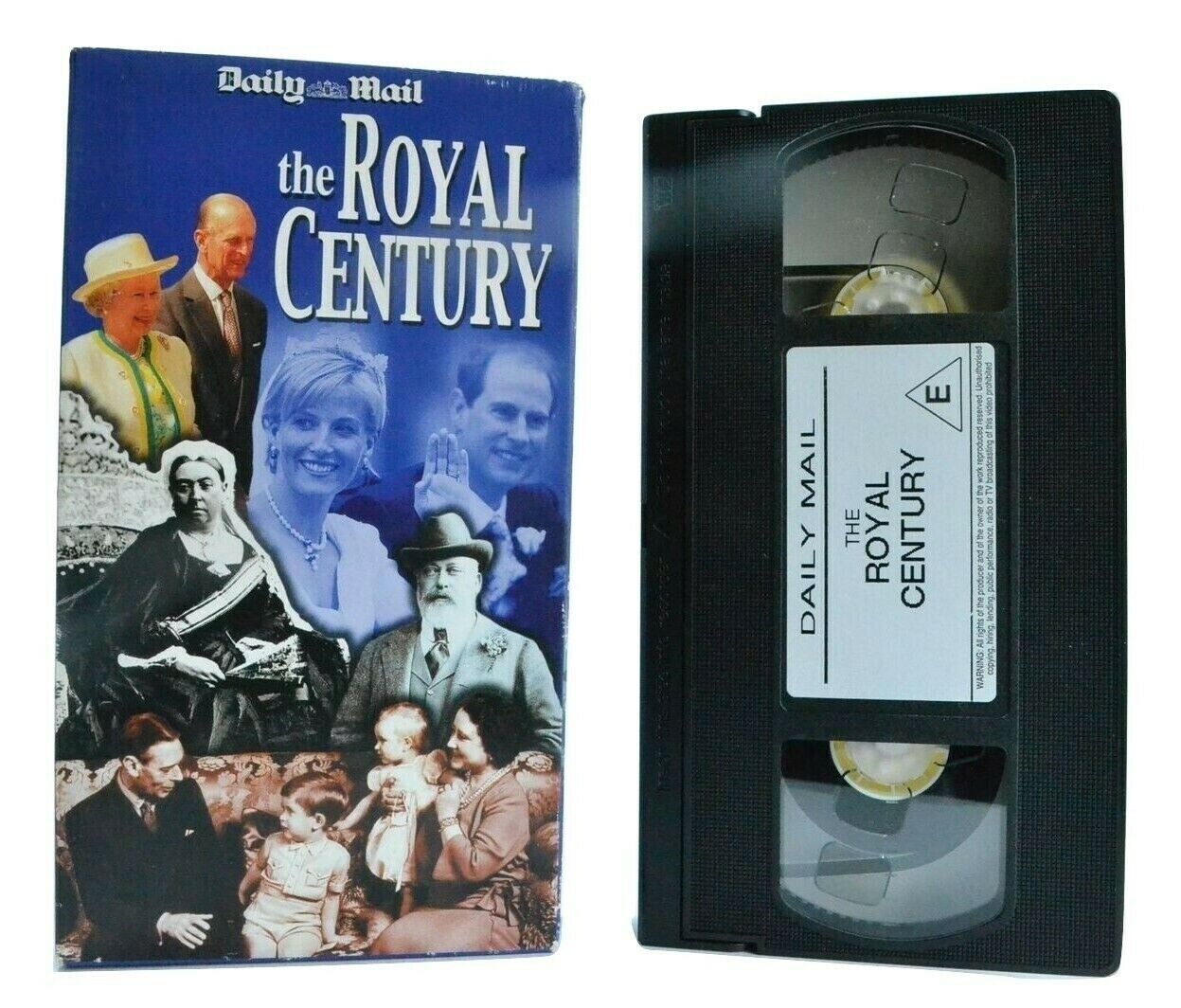 The Royal Century: By Daily Mail - Carton Box - Documentary - Royal Family - VHS-