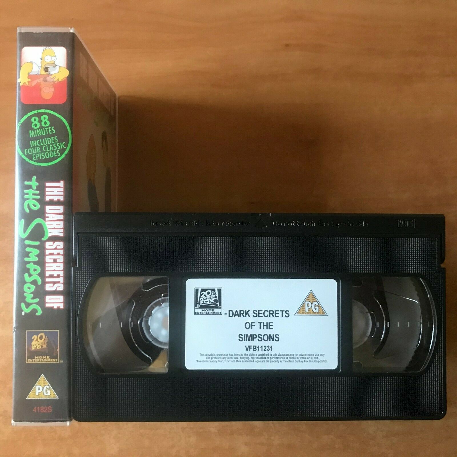 The Dark Secret Of The Simpsons: The Springfield Files [Animated Comedy] Pal VHS-