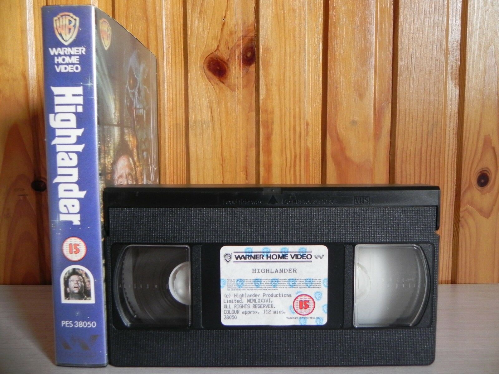 Highlander 1 - The Original - Iconic Sleeve Art - 1st Warner Home Release - VHS-