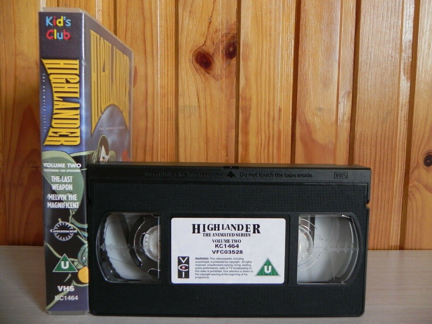Highlander - The Animated Series - Volume Two - Two Episodes - Vintage - Pal VHS-