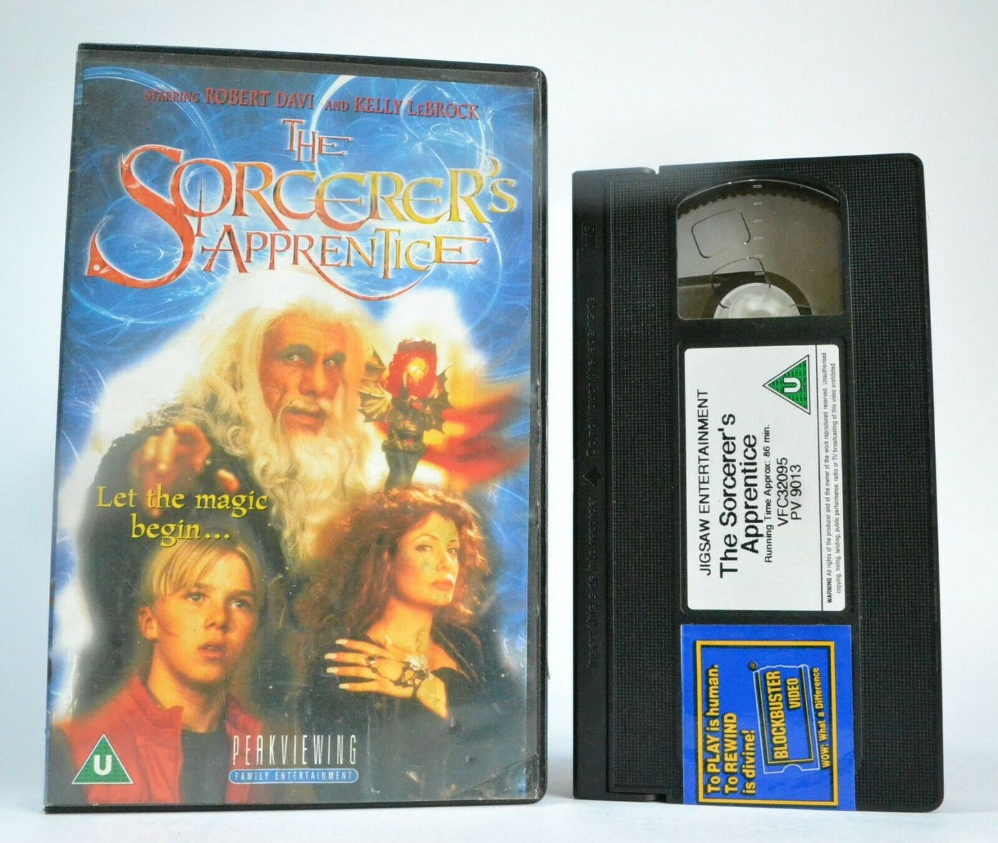 The Sorcerer's Apprentice - Magical Fantasy - Large Box - Kelly LeBrock - VHS-