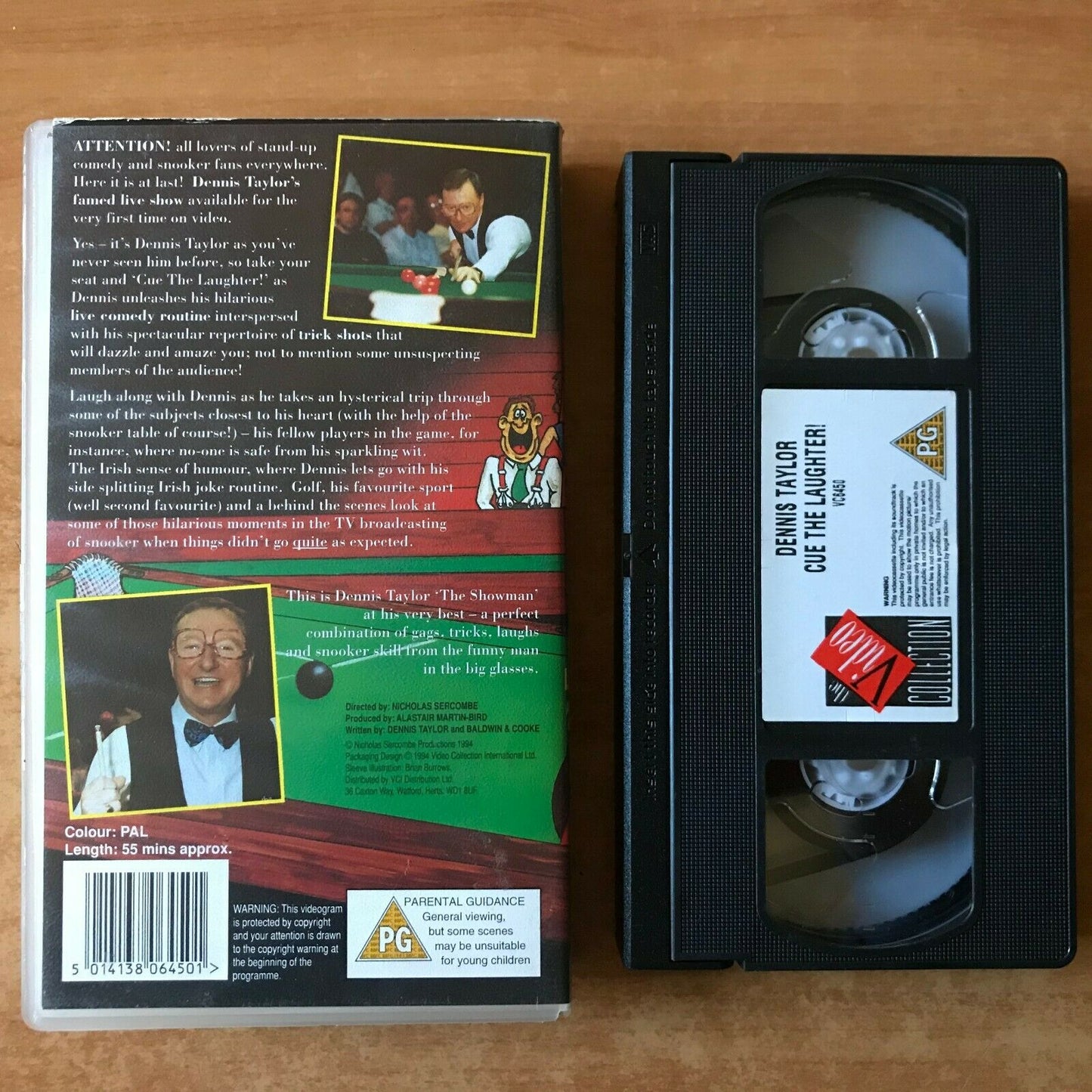Dennis Taylor: Cue The Laughter - Snooker - Comedy Show [Time: 55mins] Pal VHS-