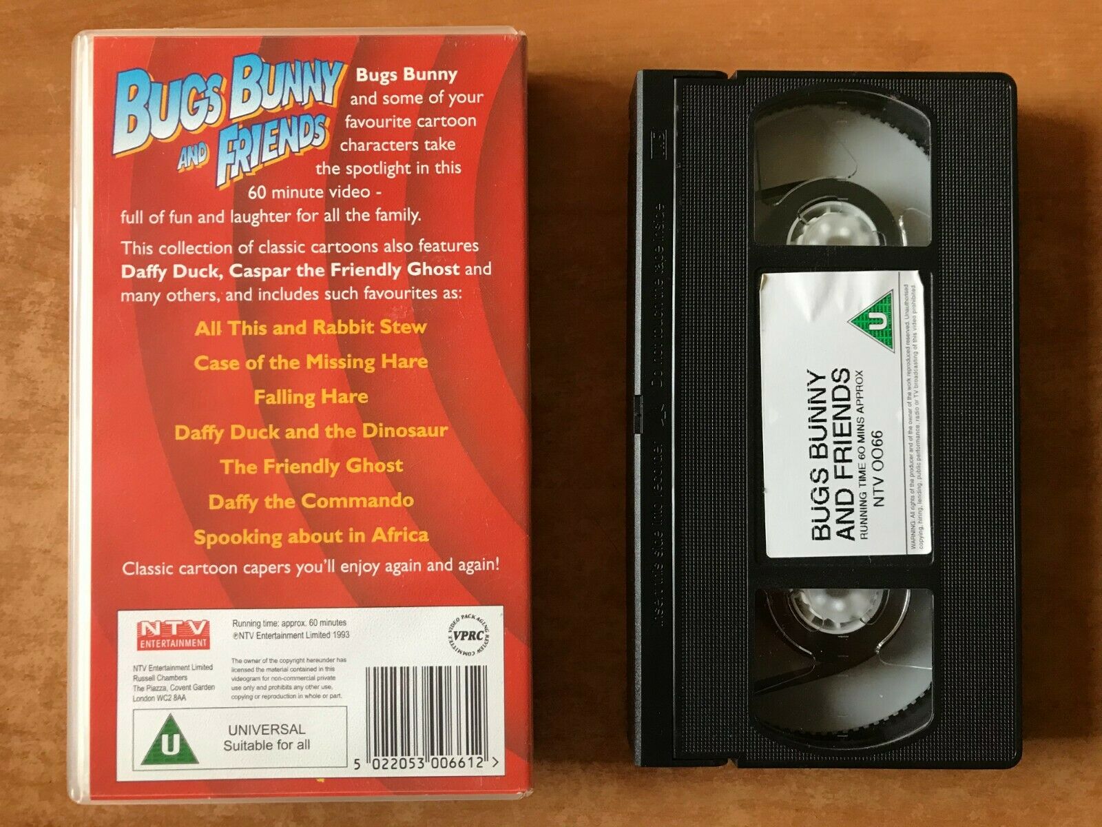 Bugs Bunny And Friends: Falling Hare - Duffy Duck - Animated - Children's - VHS-