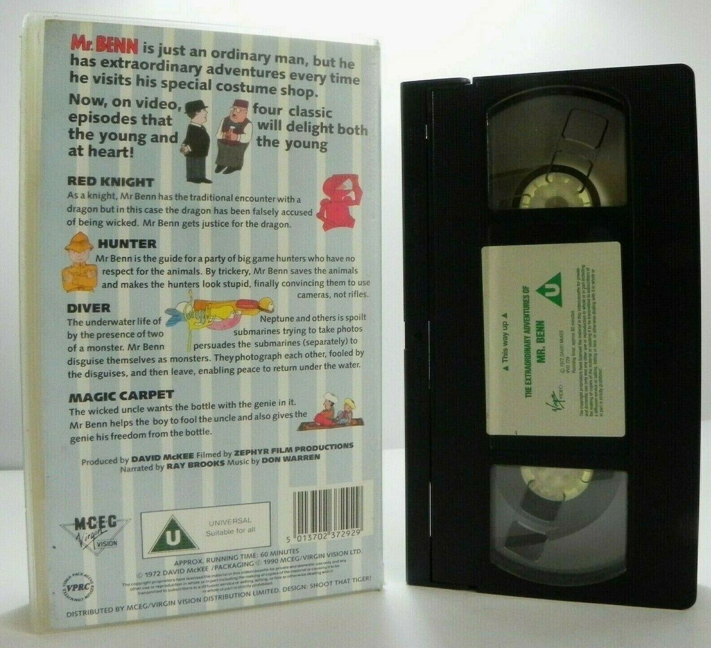 The Extraordinary Adventures Of Mr.Benn - Classic Episodes - Kids - Pal VHS-
