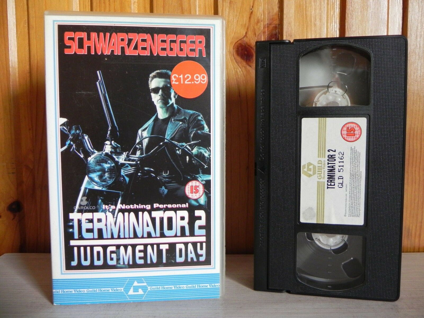 Terminator 2 - Schwarzenegger - Original 1991 Guild - Cyberdyne Apocalypse - VHS-
