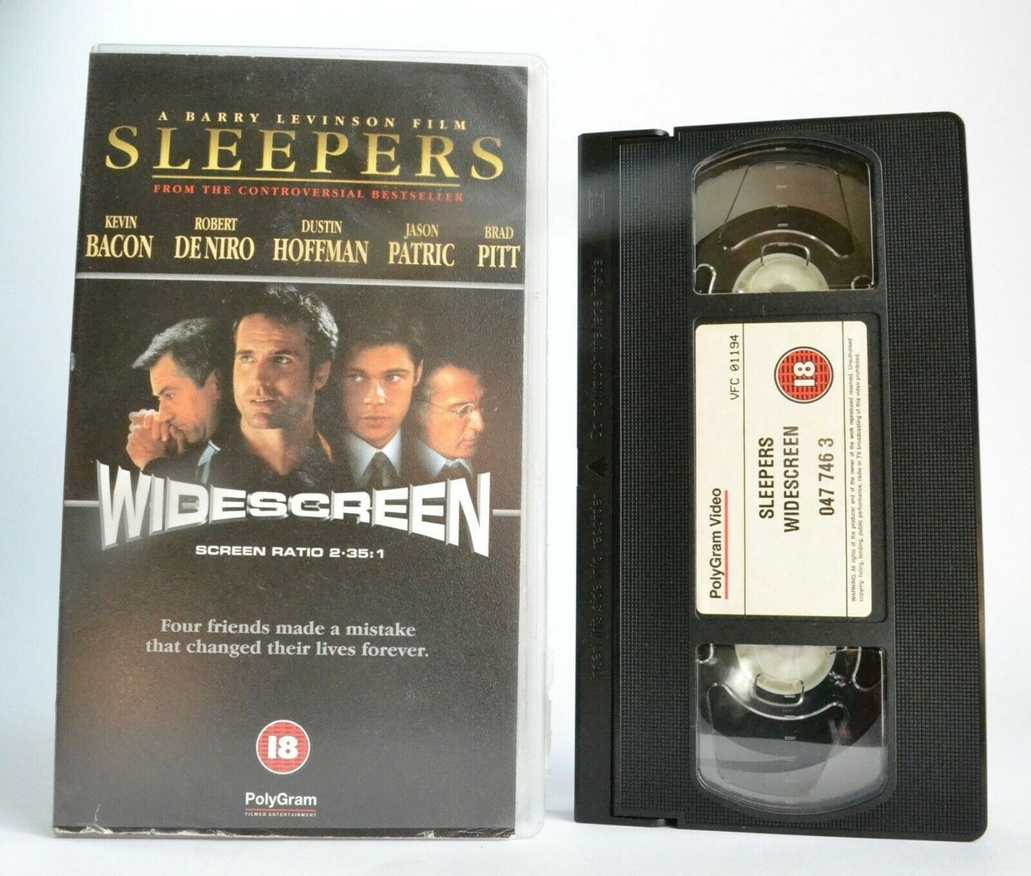 Sleepers (Widescreen): Lorenzo Carcaterra Novel -Deniro/Pitt/Bacon- Drama - VHS-