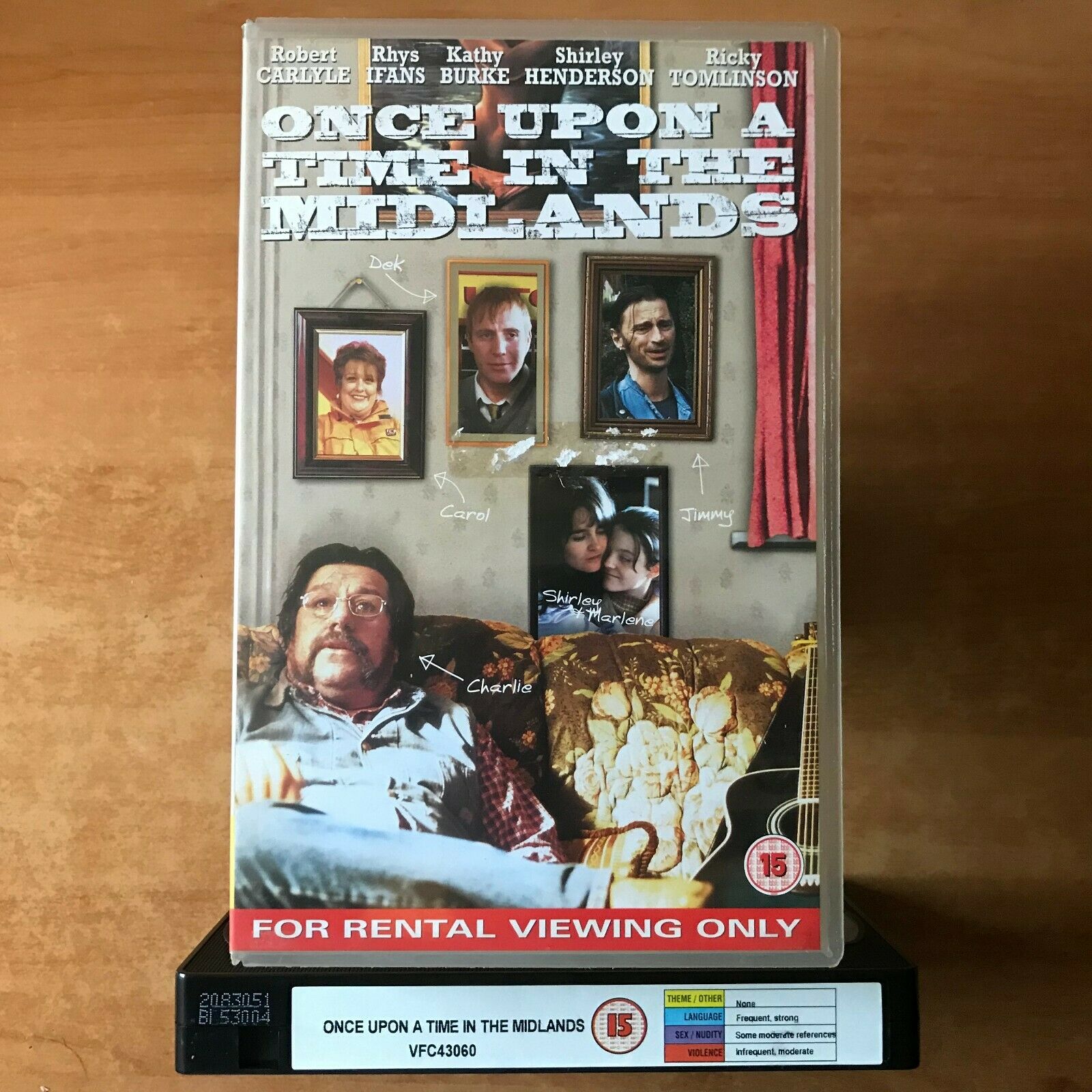 Once Upon A Time In The Midlands: Romantic Comedy [Large Box] Rental - Pal VHS-