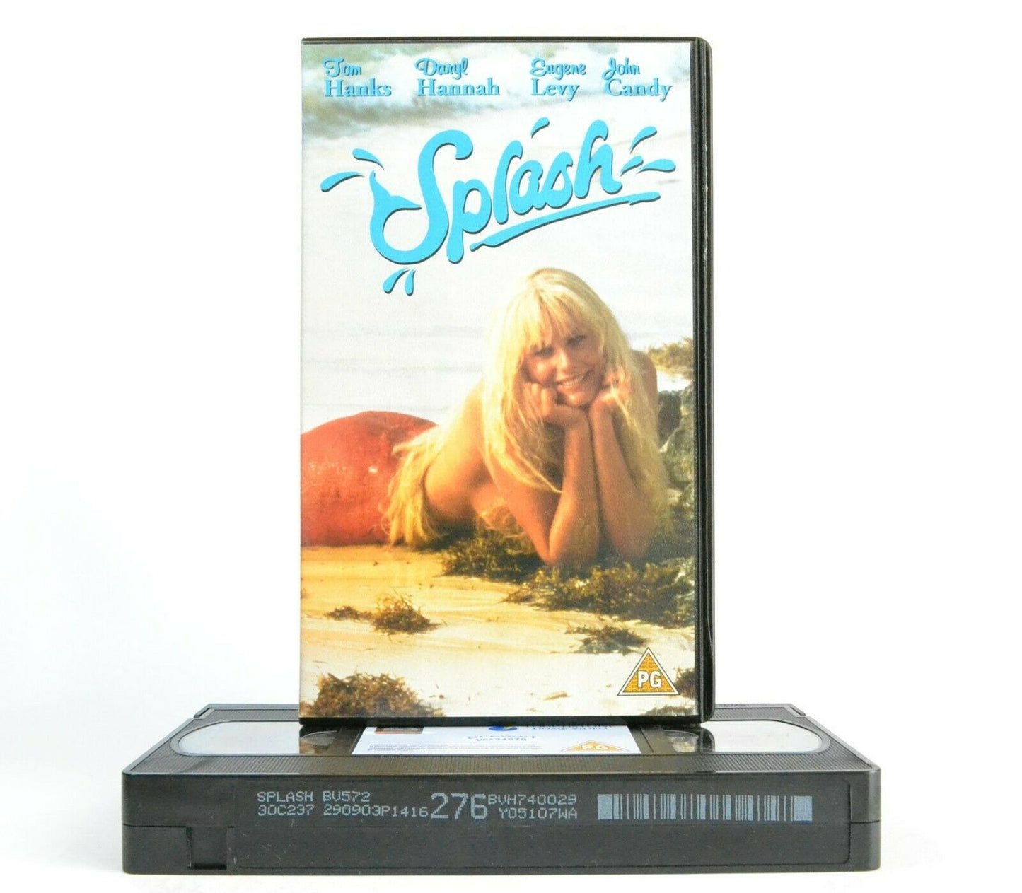 Splash: Film By R.Howard - Romantic Comedy (1984) - T.Hanks/D.Hannah - Pal VHS-