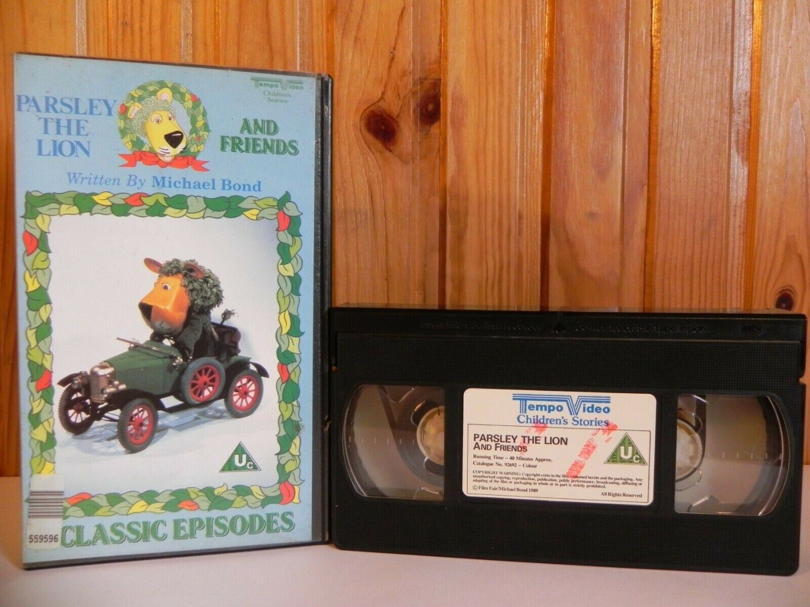 VINTAGE VIDEO - PARSLEY THE LION, HERBS - CLASSIC EPISODES - CHILDREN - VHS-