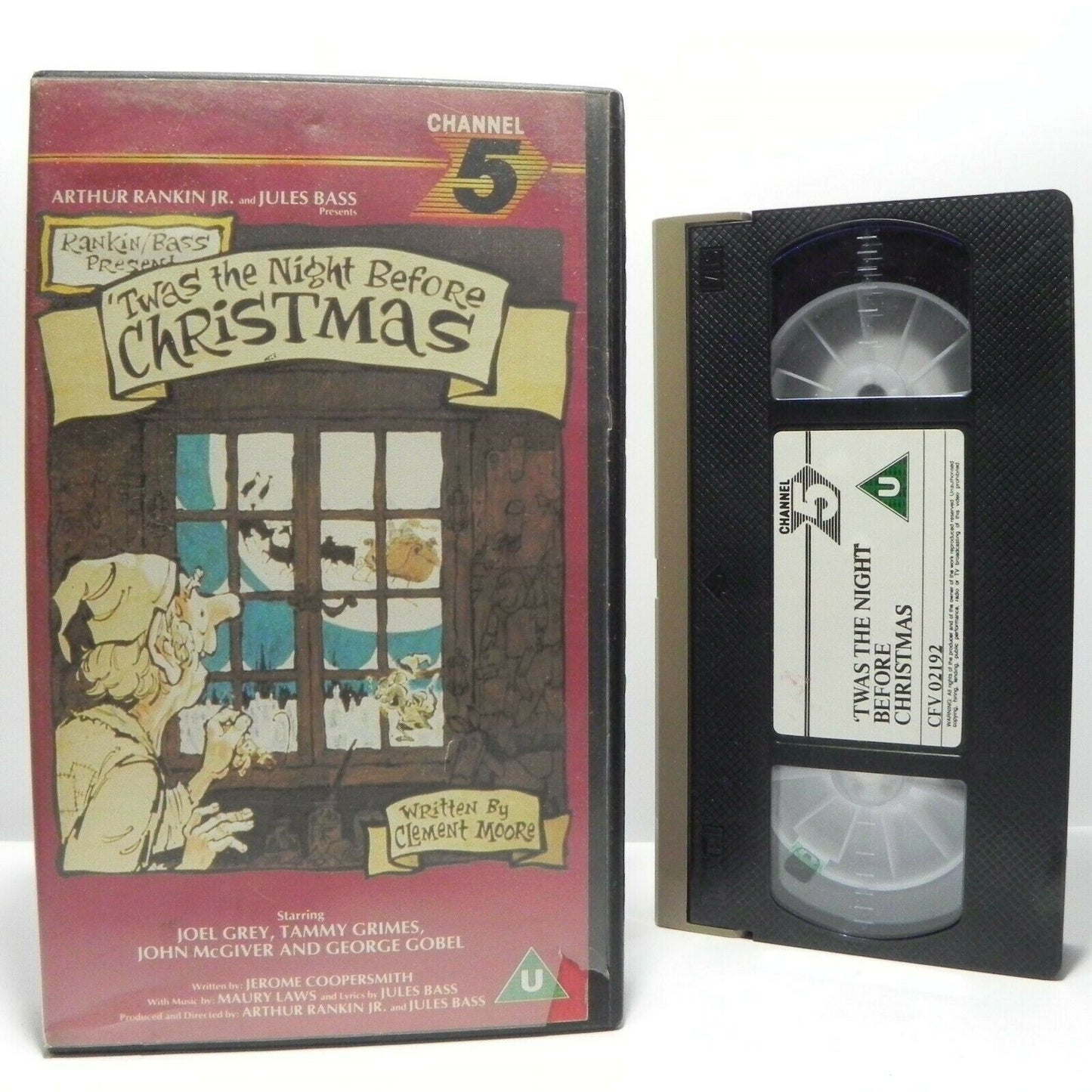Twas The Night Before Christmas: By C.Moore - Classic Animation - Kids - VHS-