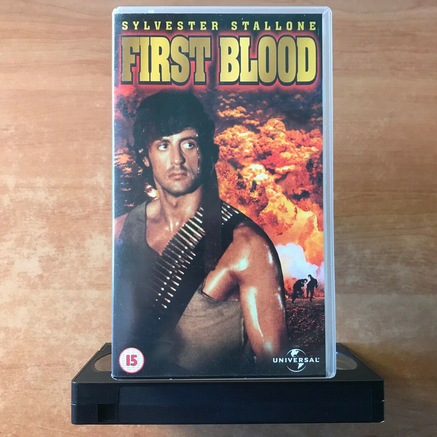 First Blood (1982); [Rambo] - Action / Adventure - Sylvester Stallone - Pal VHS-