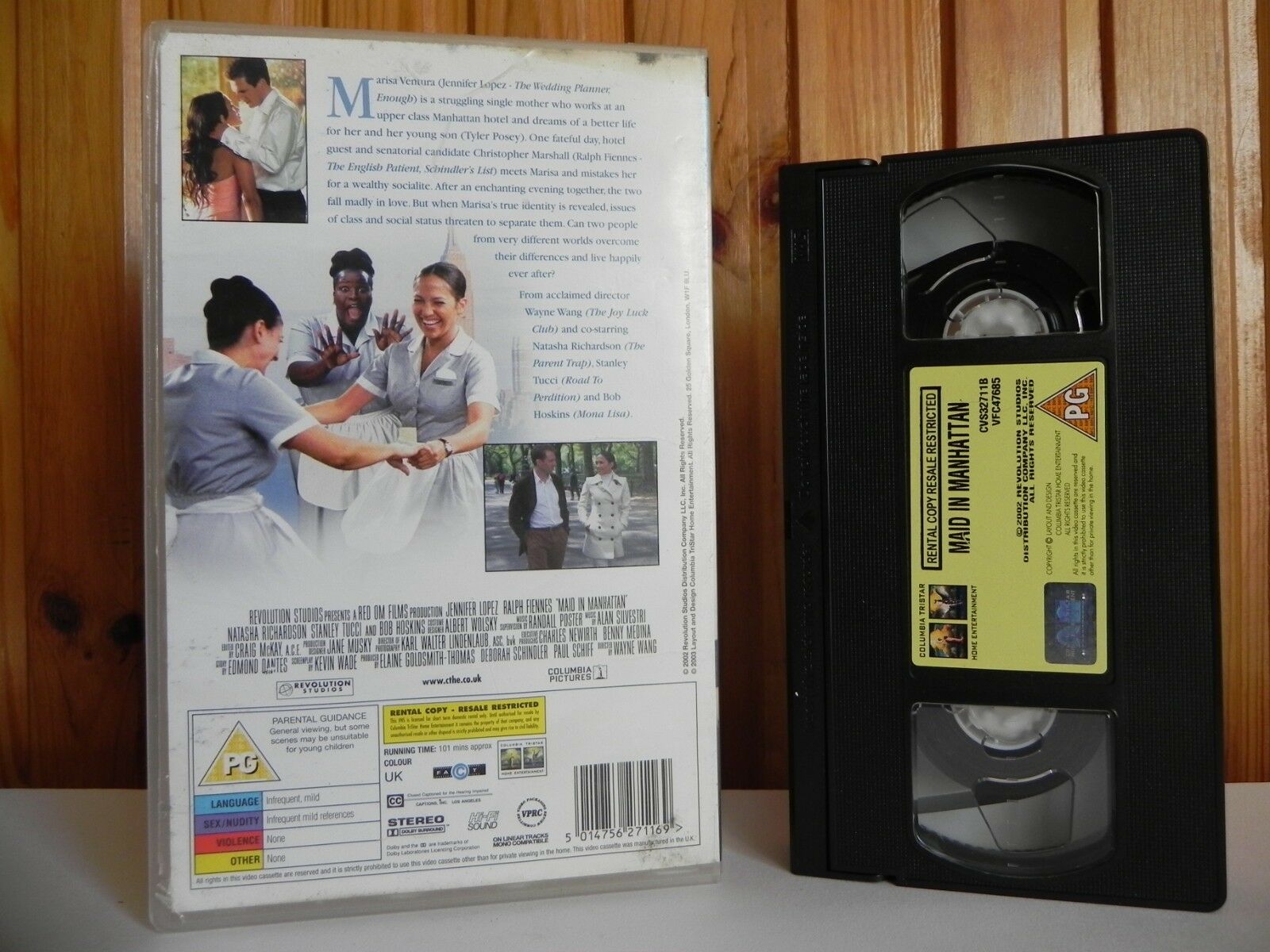Maid In Manhattan - Large Box - Columbia - Romance - Ex-Rental - Lopez - VHS-