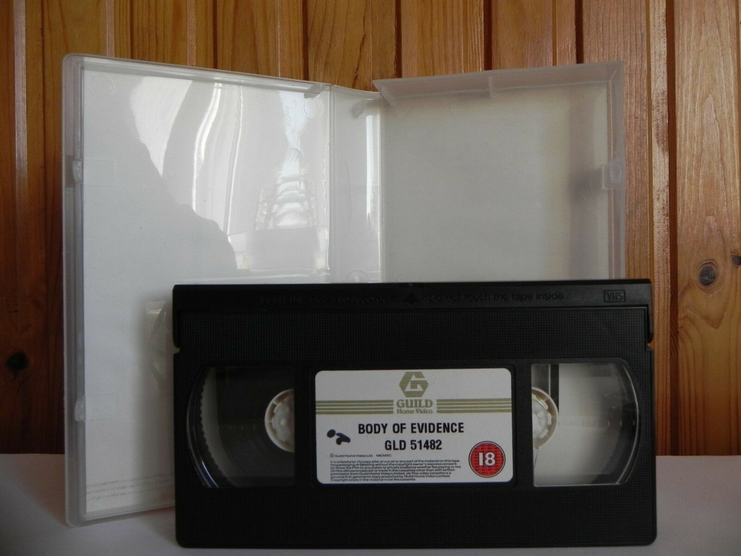 Body Of Evidence - Guild Home - Thriller - Madonna - Willem Dafoe - Pal VHS-