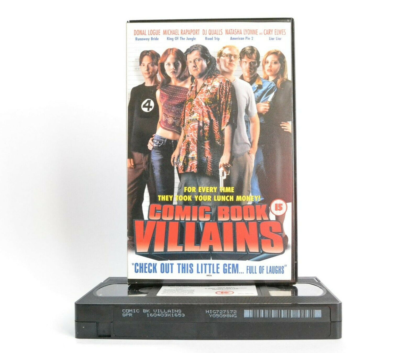 Comic Book Villains: Black Comedy (2002) - Large Box - N.Lyonne/C.Elwes - VHS-