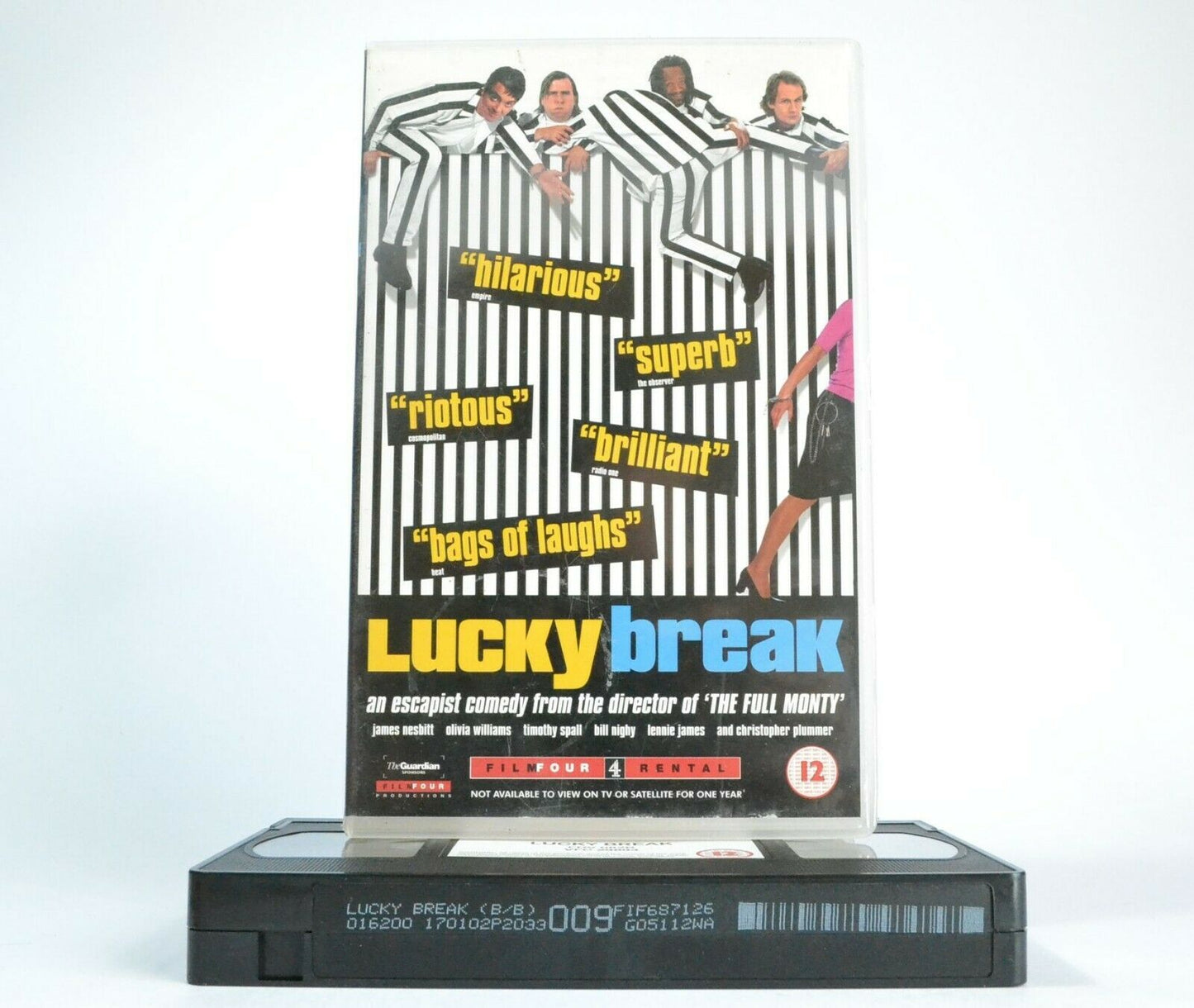Lucky Break (2001) - British Musical Comedy - Large Box - James Nesbitt - VHS-