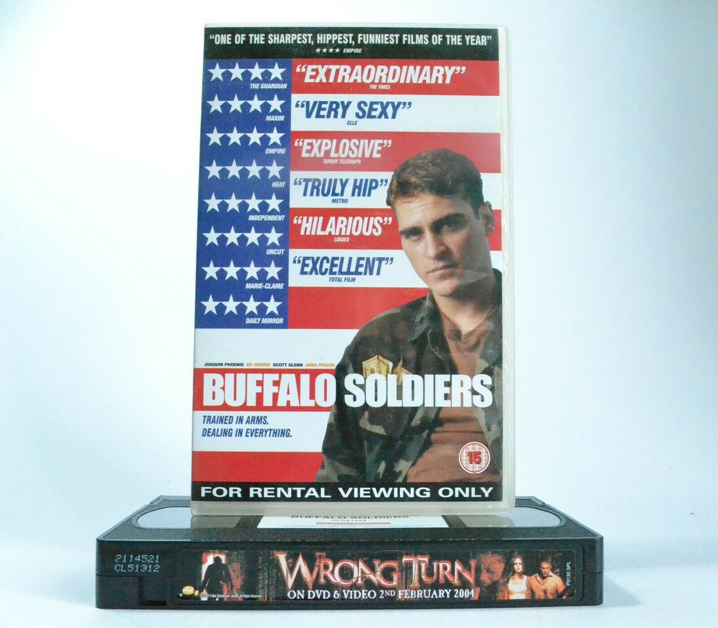 Buffalo Soldiers: Based On R.O'Connor Novel - Satire Film - J.Phoenix - Pal VHS-