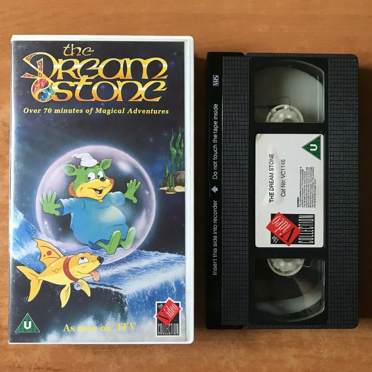 The Dream Stone [Over 70mins] Animated Adventures - Children's - Pal VHS-