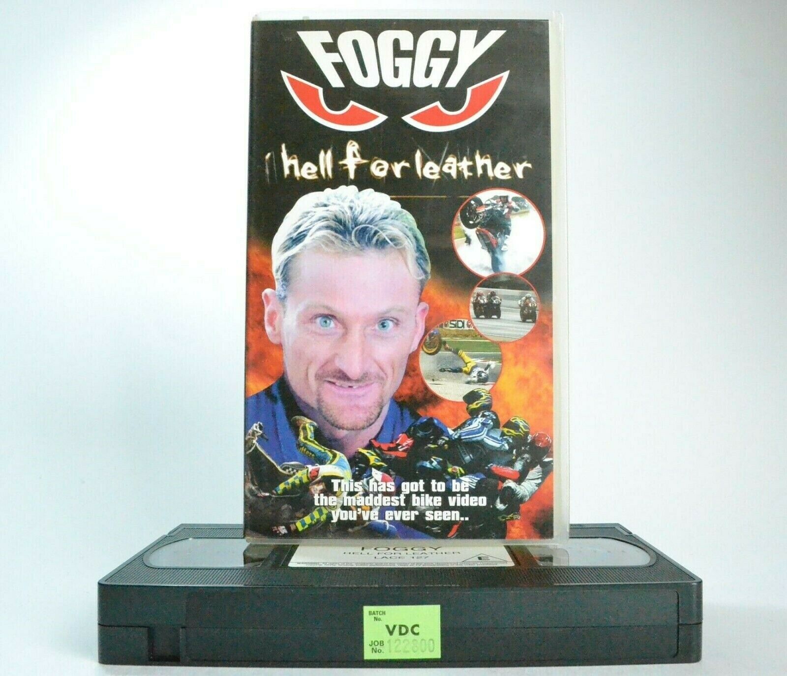 Foggy: Hell For Leather - Maddest Bike Video - Racer Really - Motorsports - VHS-