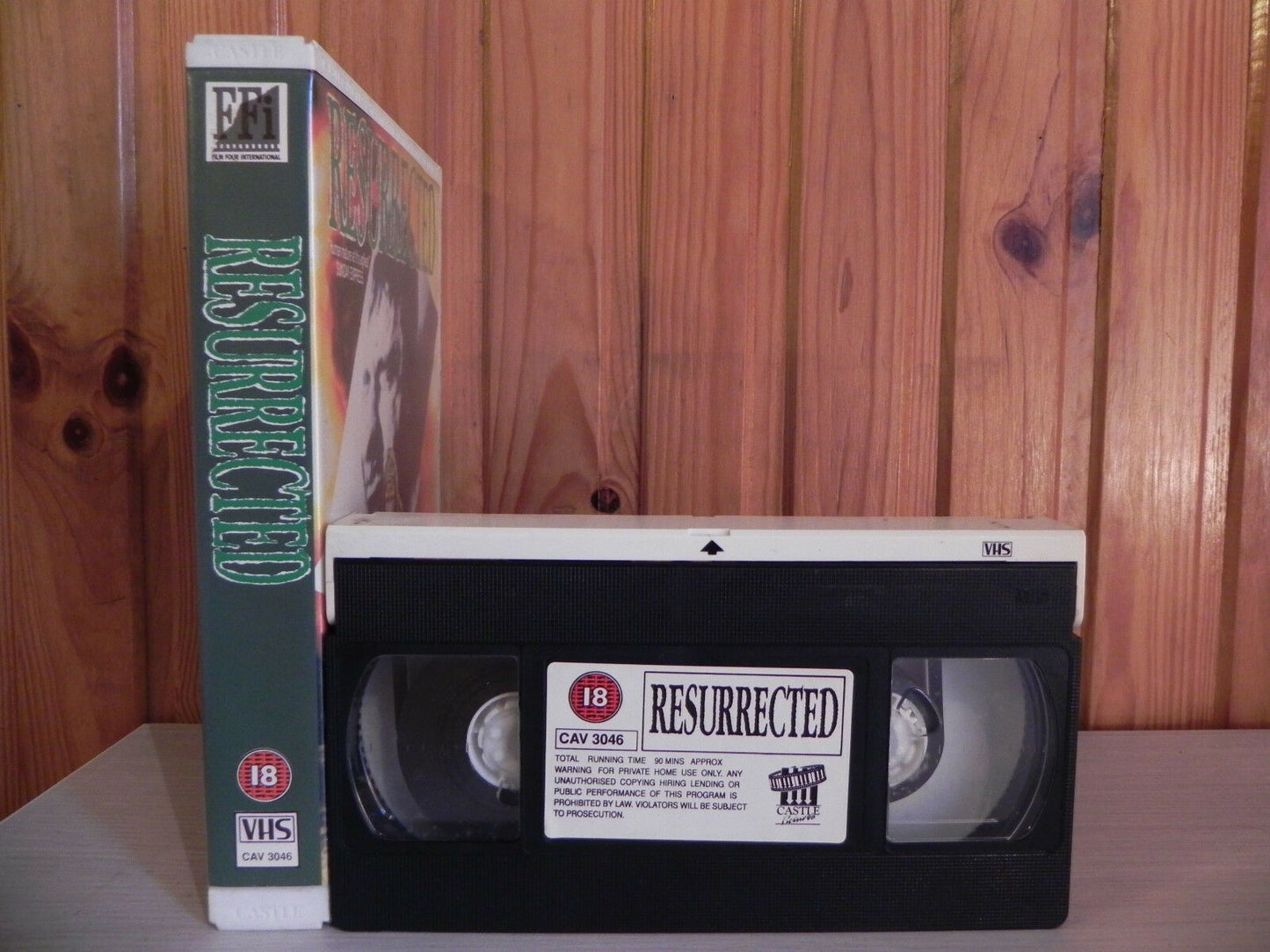 Resurrected (1989): A Falklands Drama (Castle) Large Box [Rental] Tom Bell - Pal VHS-