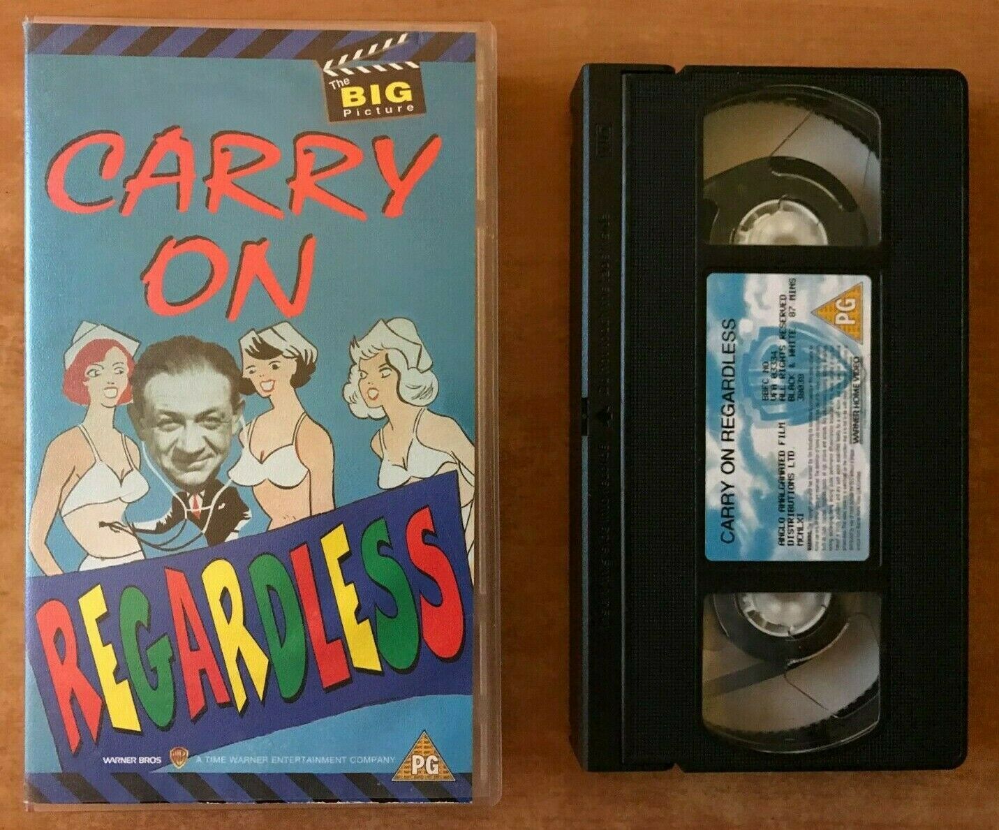Carry On Regardless (1961) - Comedy - Sidney James / Kenneth Connor - Pal VHS-