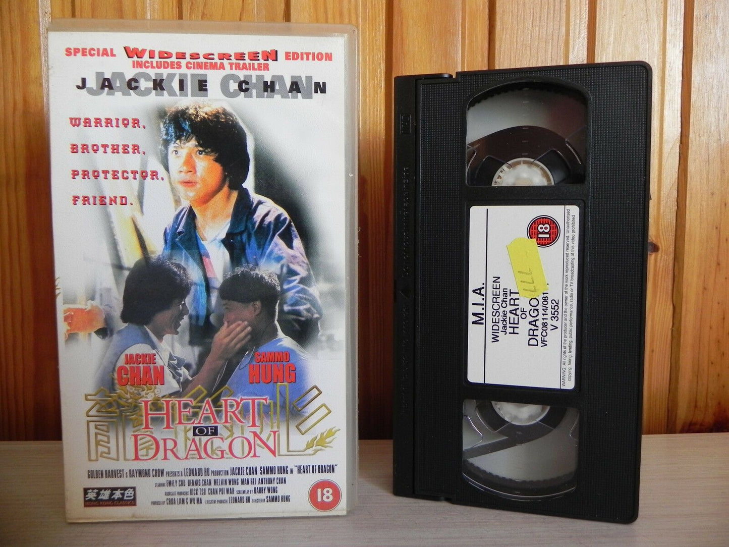 Widescreen Edition - Heart Of Dragon - Jackie Chan - Kung-Fu/Wushu - Action VHS-